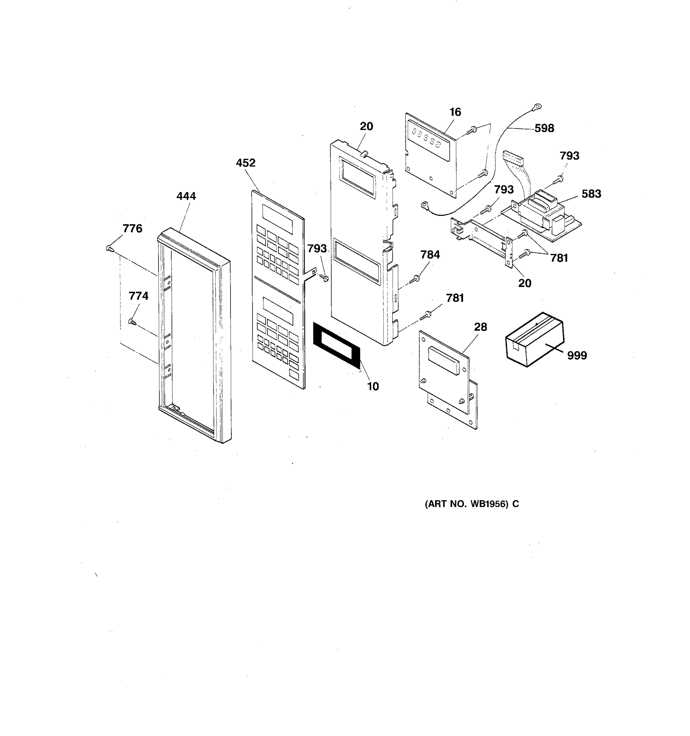 MICROWAVE CONTROL PANEL