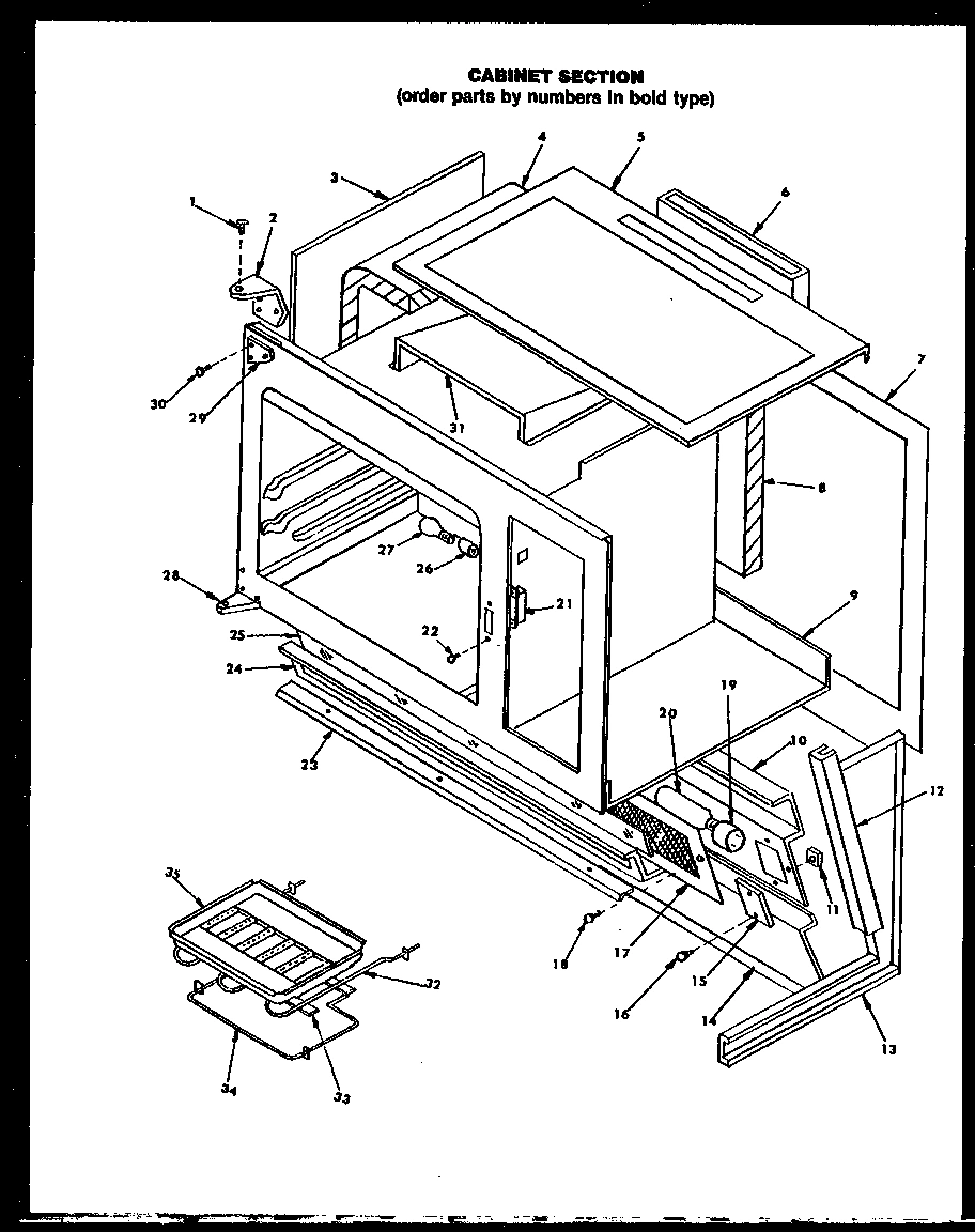 01 - CABINET SECTION