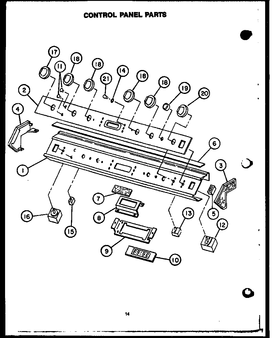 01 - CONTROL PANEL PARTS