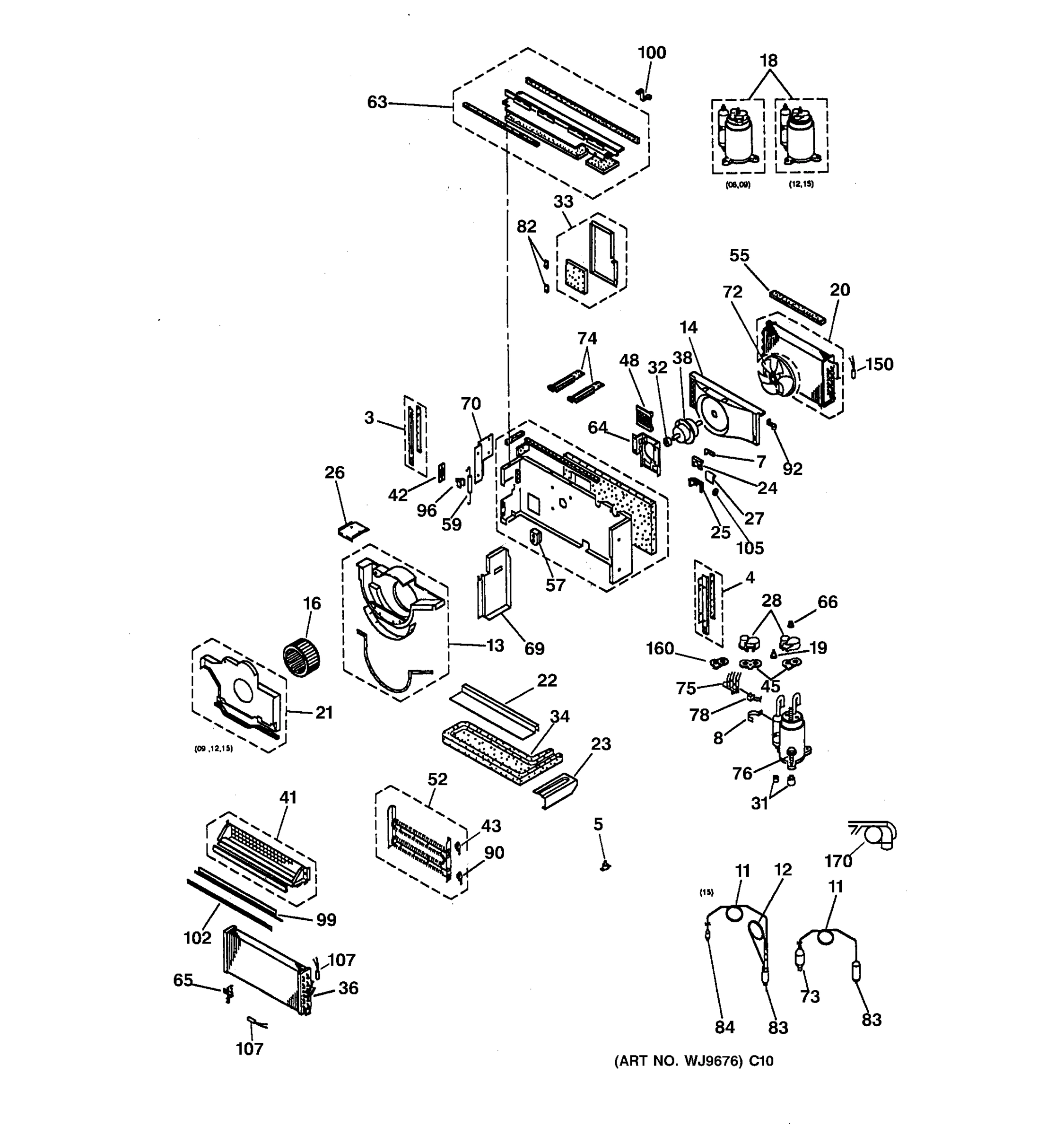 MOTOR, COMPRESSOR & SYSTEM COMPONENTS