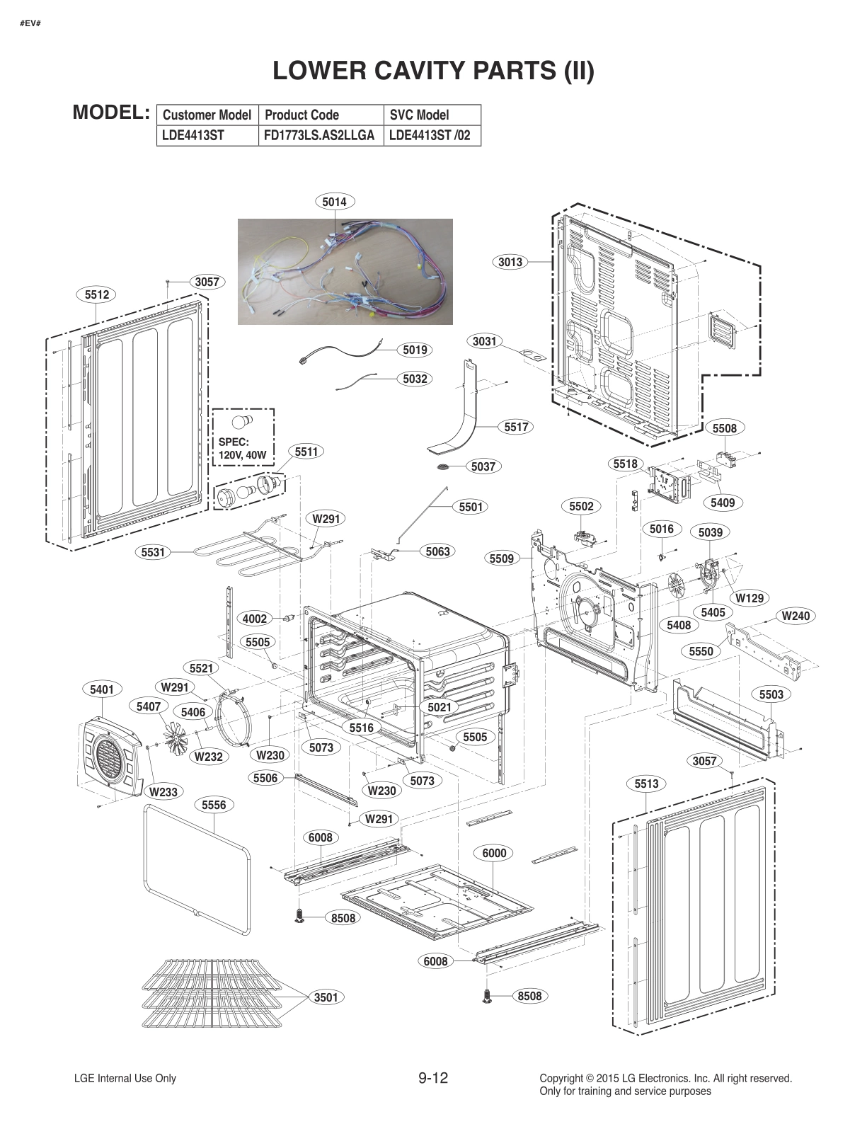 LOWER CAVITY PARTS