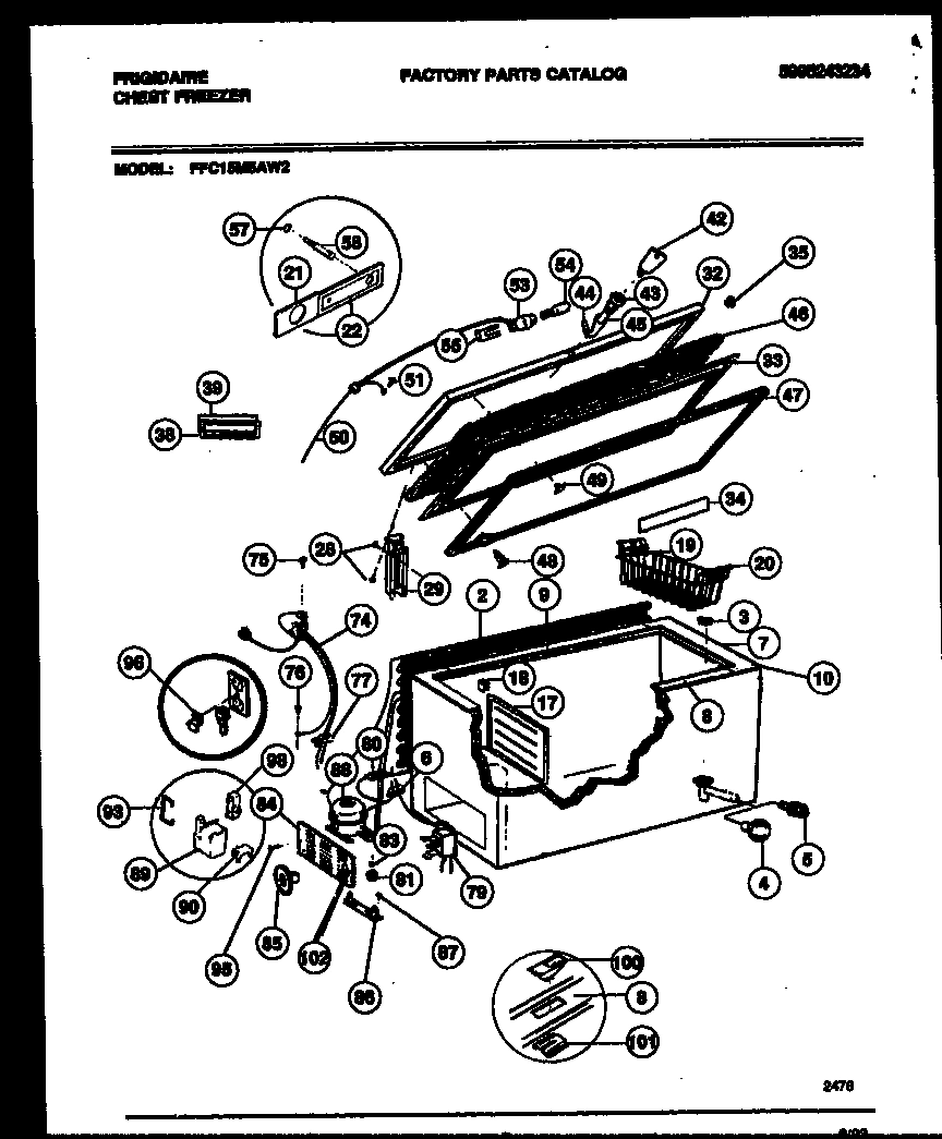 02 - CHEST FREEZER PARTS