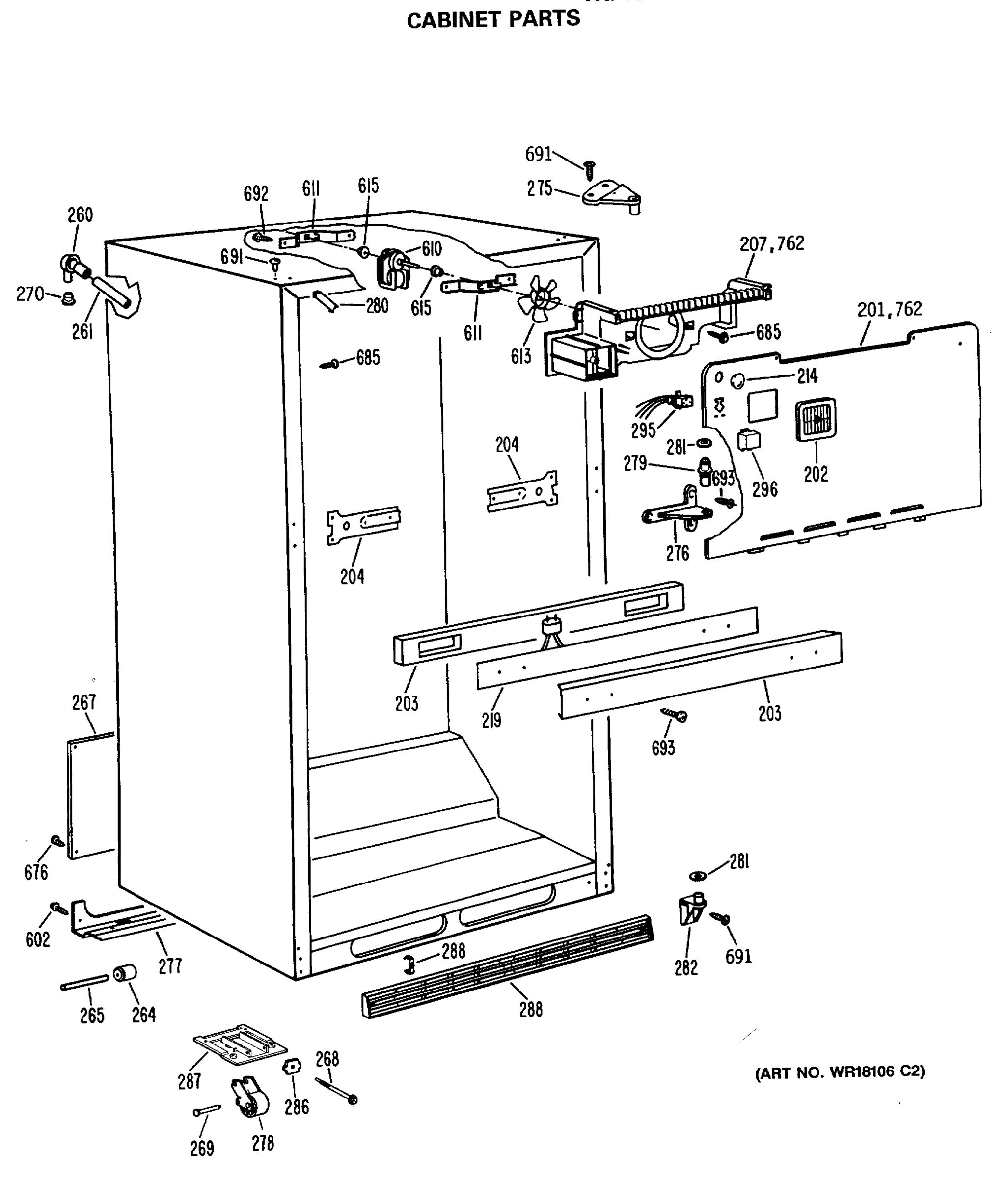 CABINET PARTS