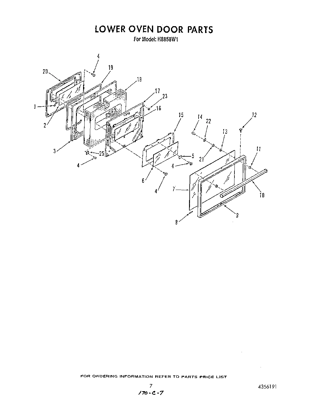 06 - LOWER OVEN DOOR
