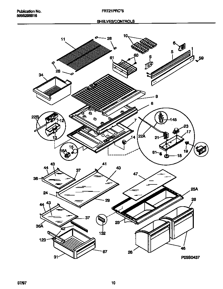 04 - SHELVES/CONTROLS