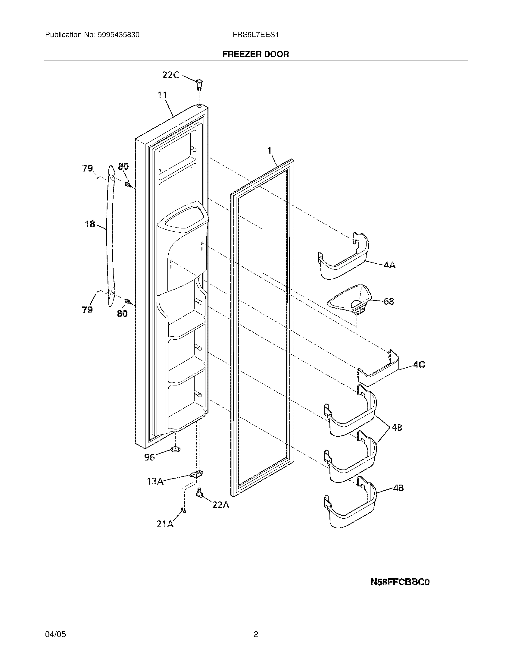 03 - FREEZER DOOR