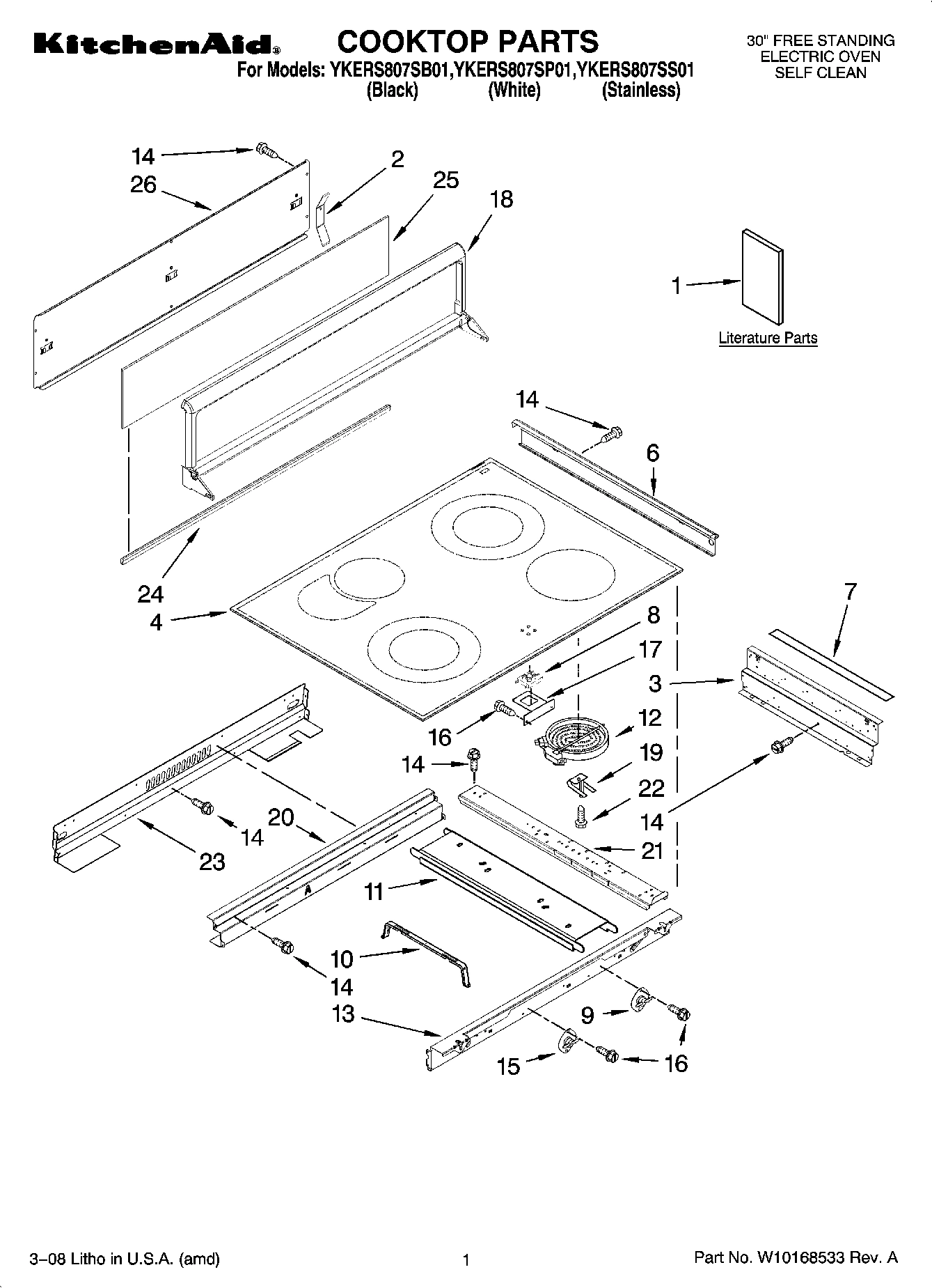 01 - COOKTOP PARTS