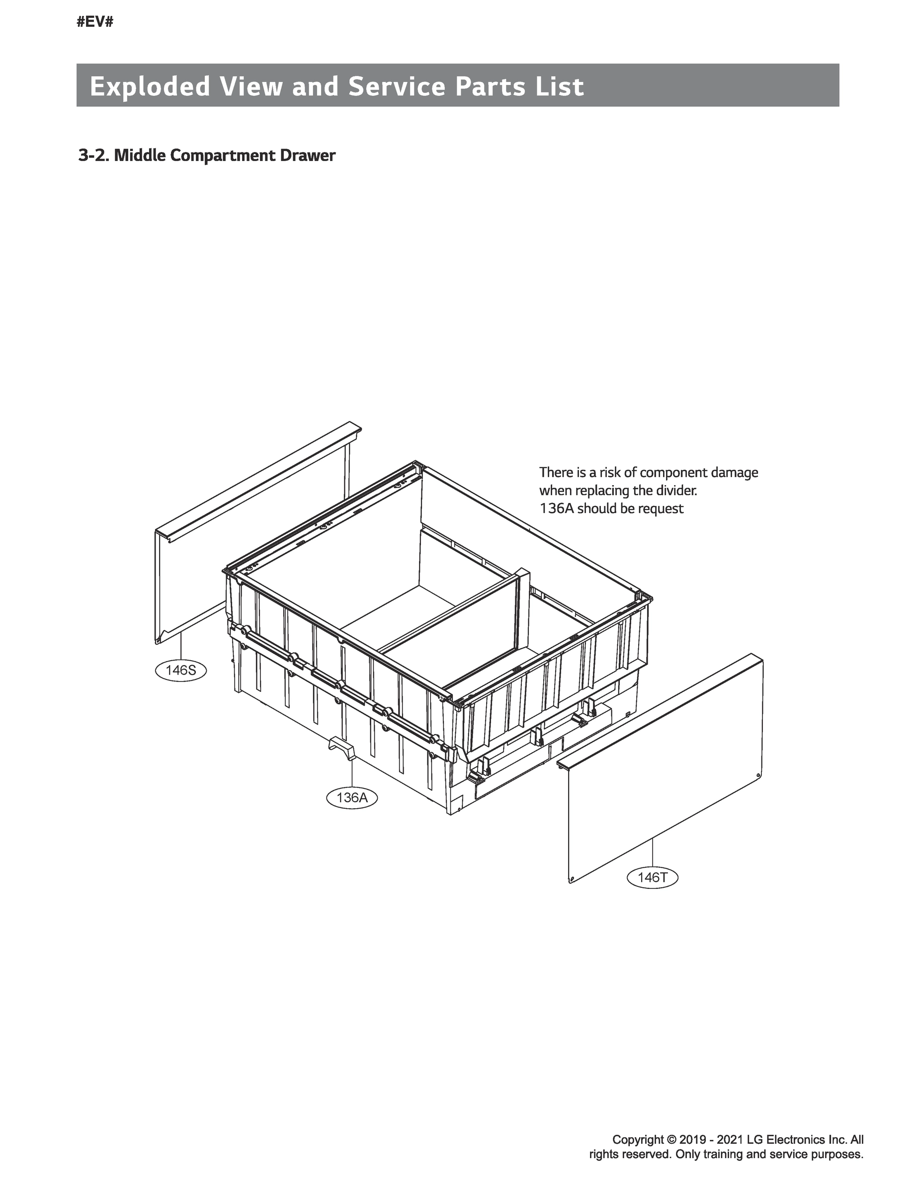 MIDDLE COMPARTMENT DRAWER
