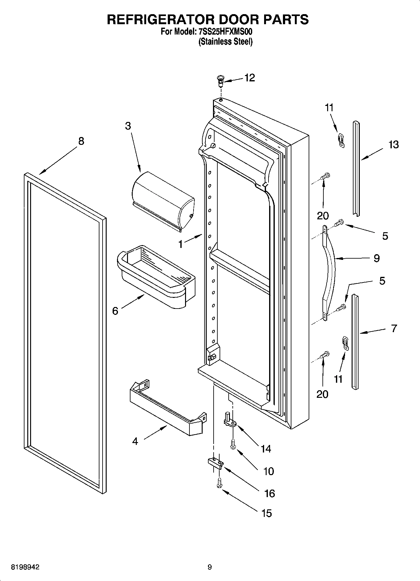 06 - REFRIGERATOR DOOR PARTS