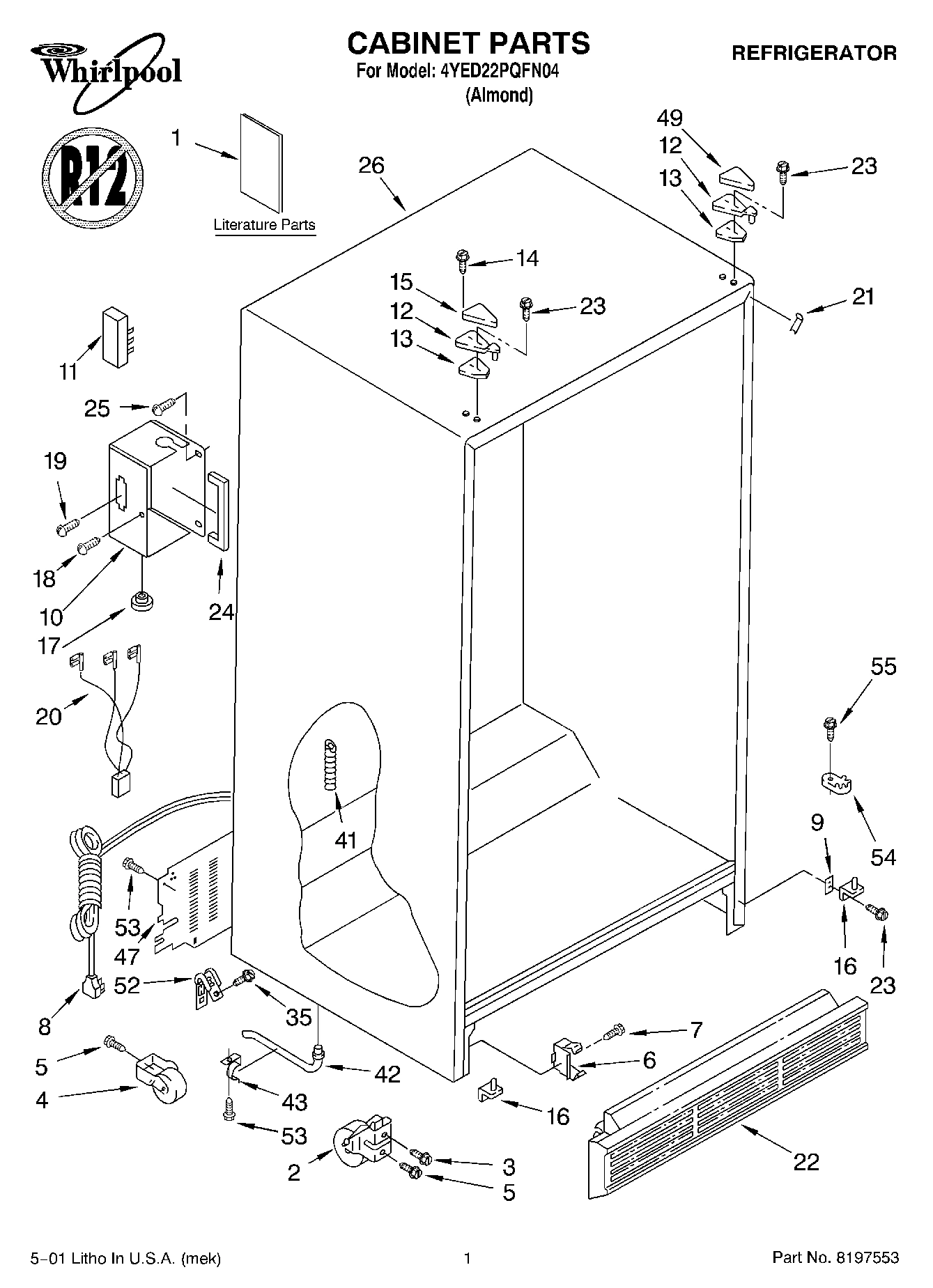 01 - CABINET, LITERATURE