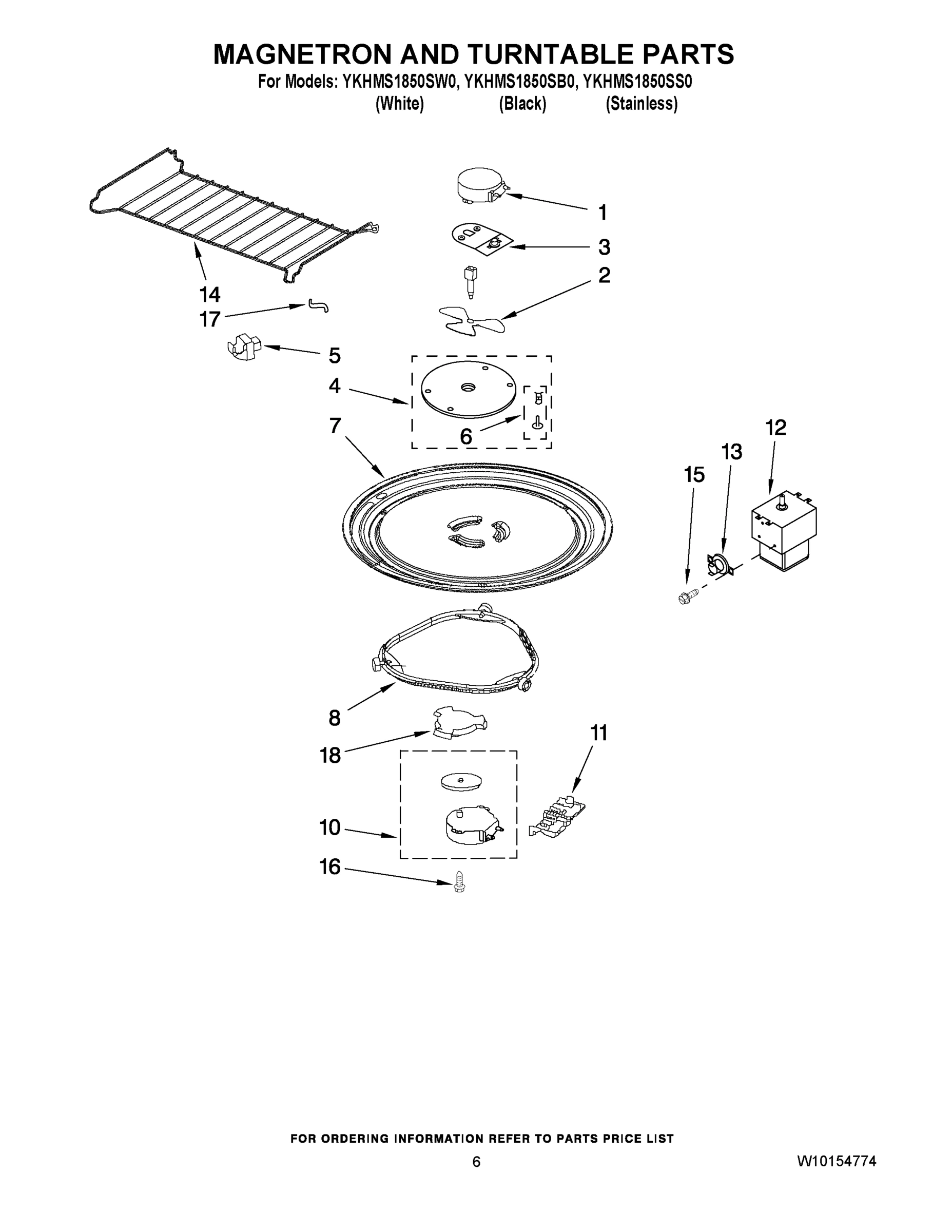 05 - MAGNETRON AND TURNTABLE PARTS