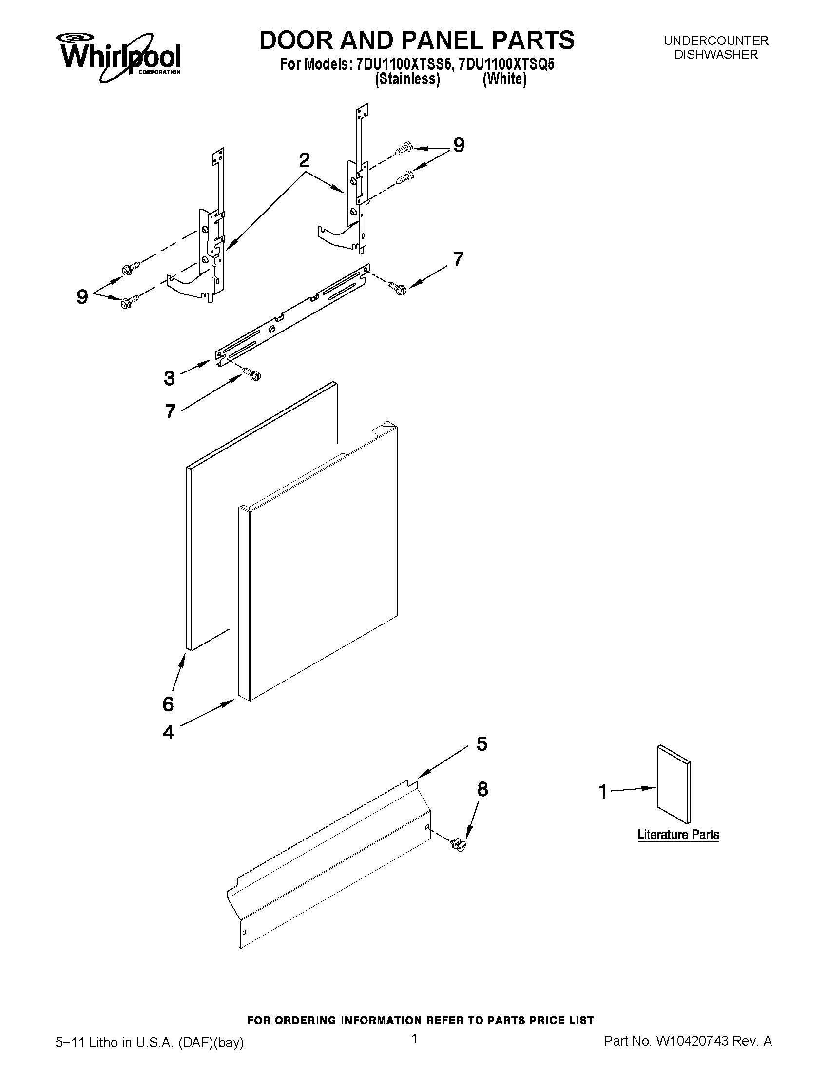 01 - DOOR AND PANEL PARTS