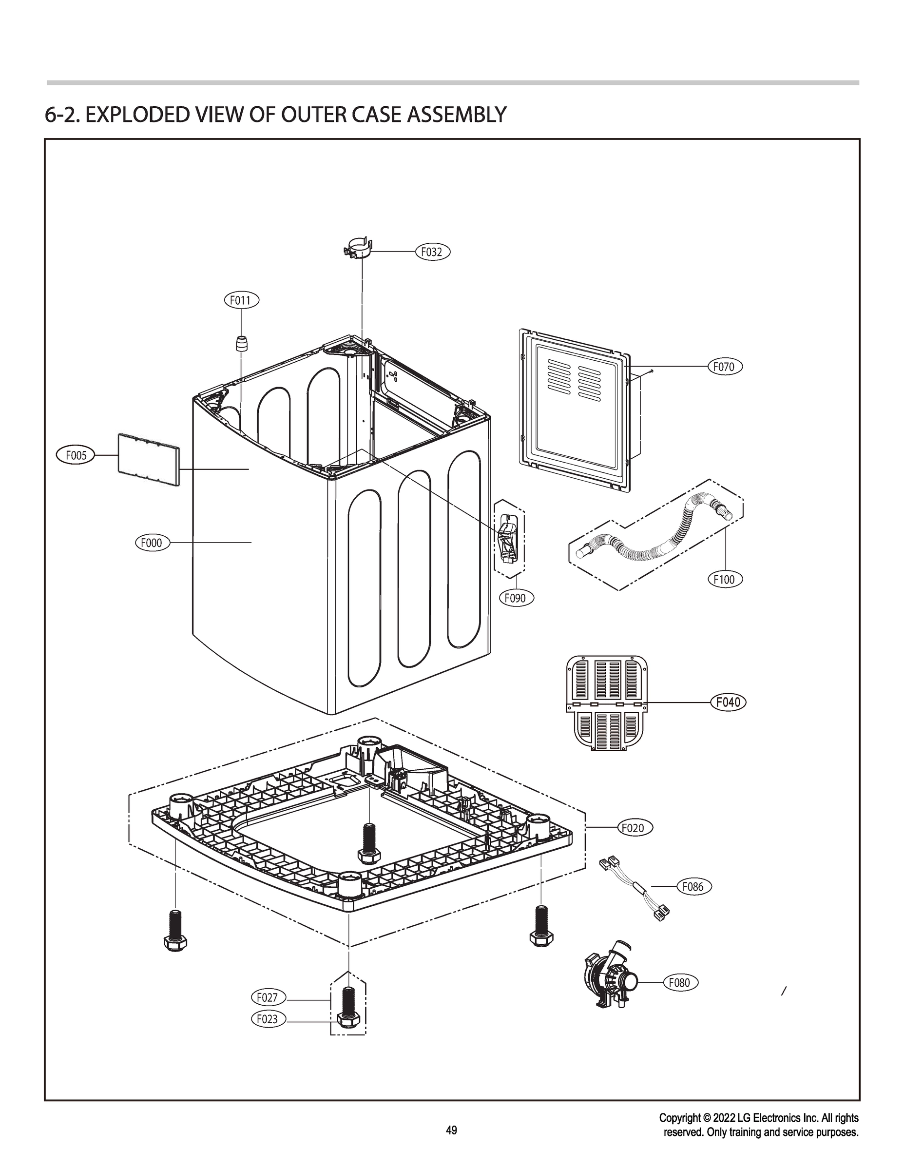 OUTER CASE ASSEMBLY
