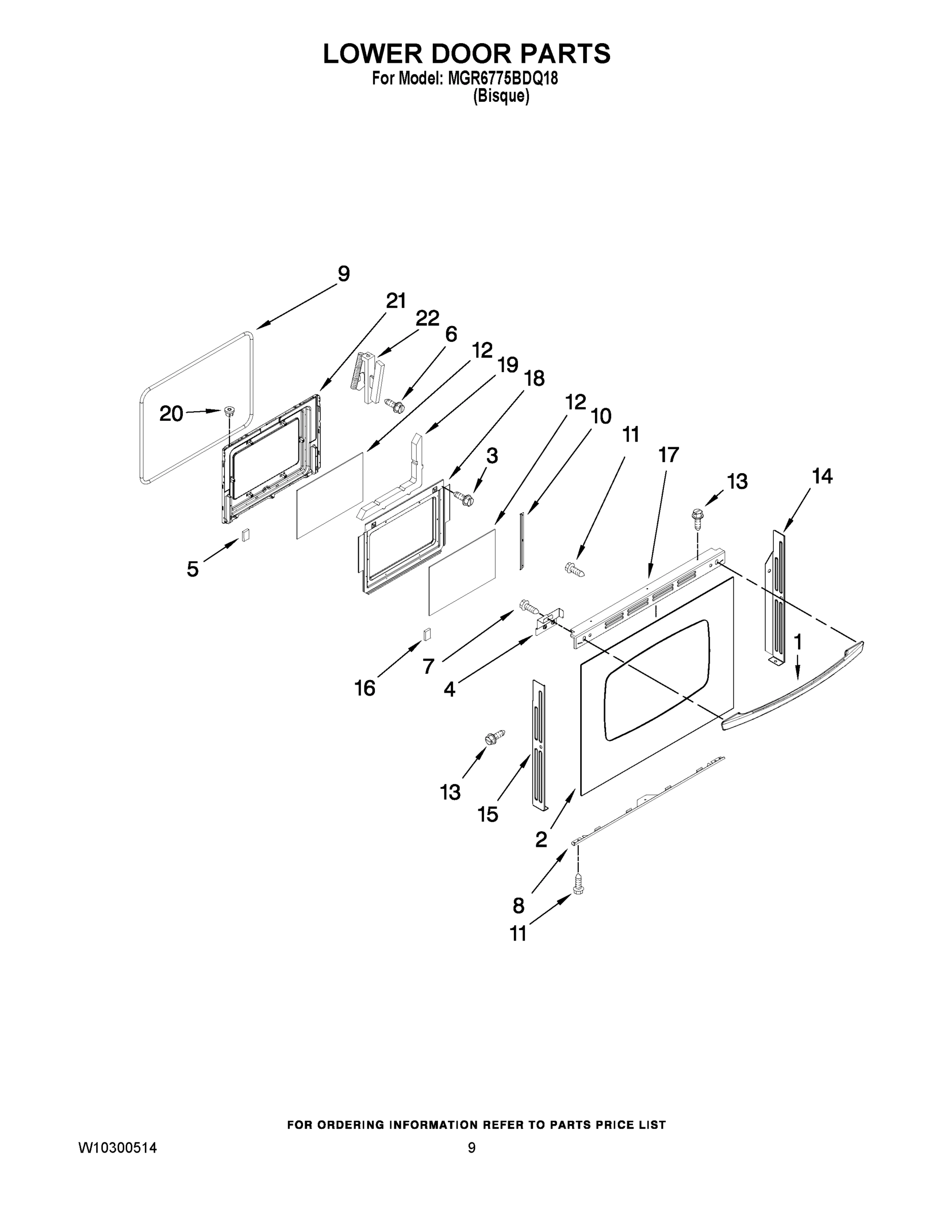 06 - LOWER DOOR PARTS