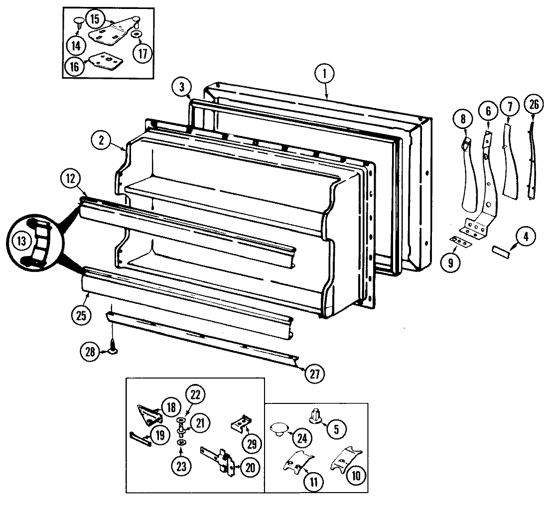 02 - FREEZER DOOR