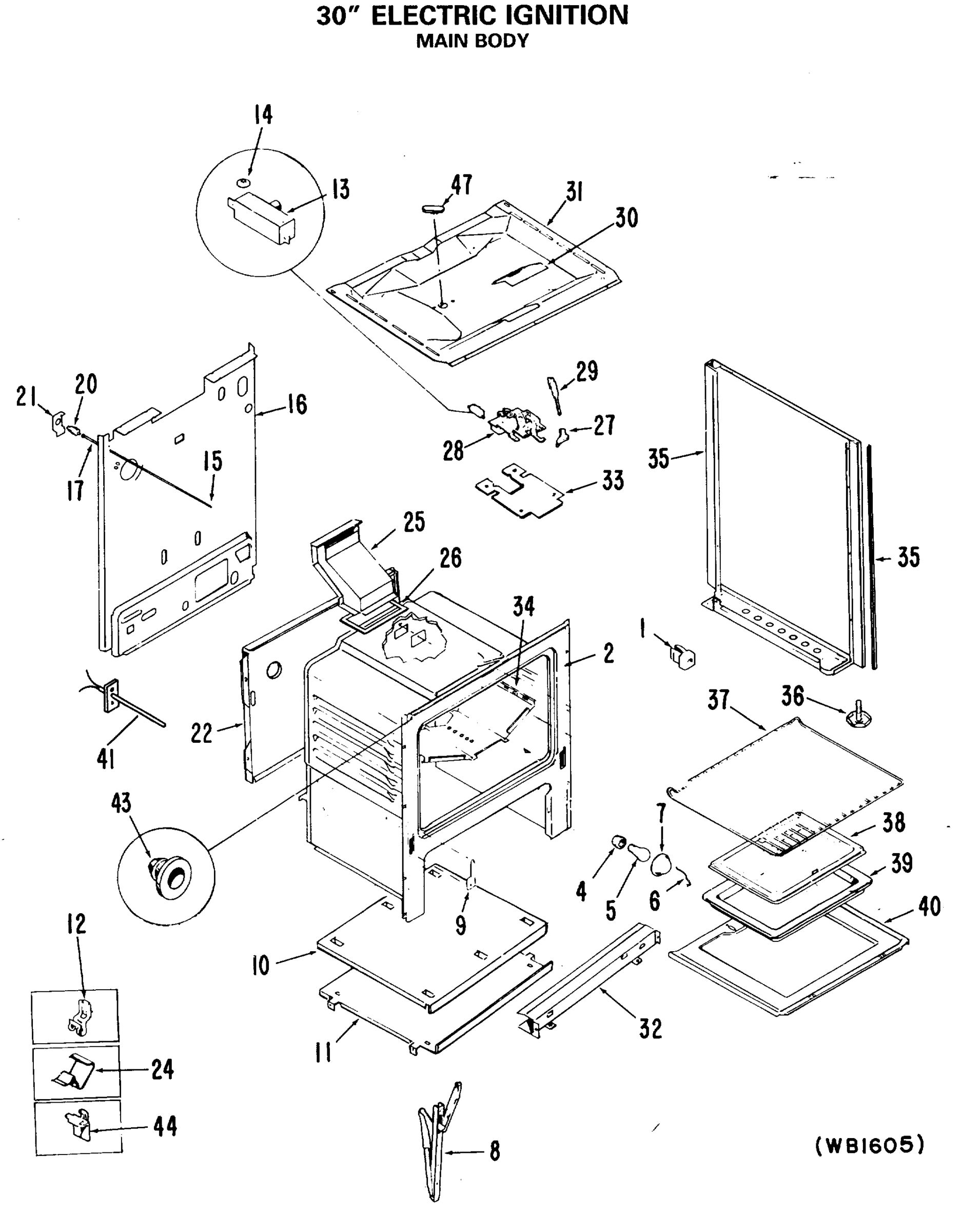 30" ELECTRIC IGNITION