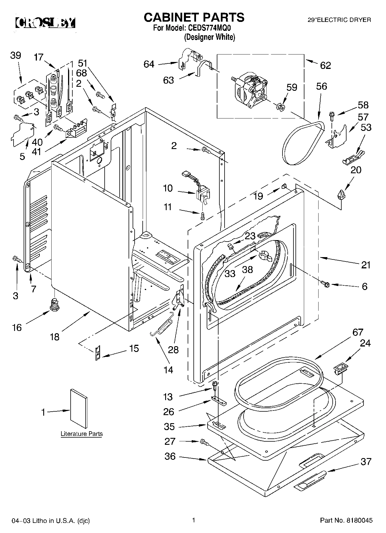 01 - CABINET PARTS