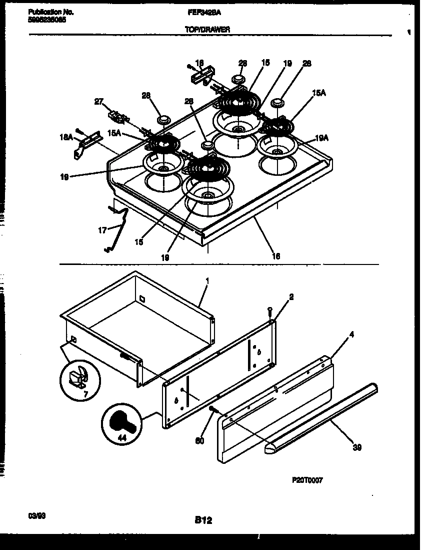 04 - COOKTOP AND DRAWER PARTS
