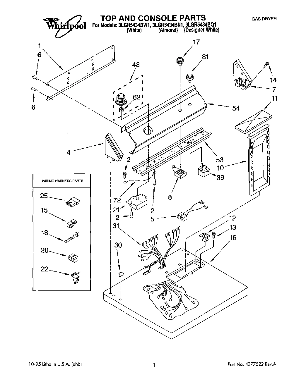01 - TOP AND CONSOLE, LIT/OPTIONAL