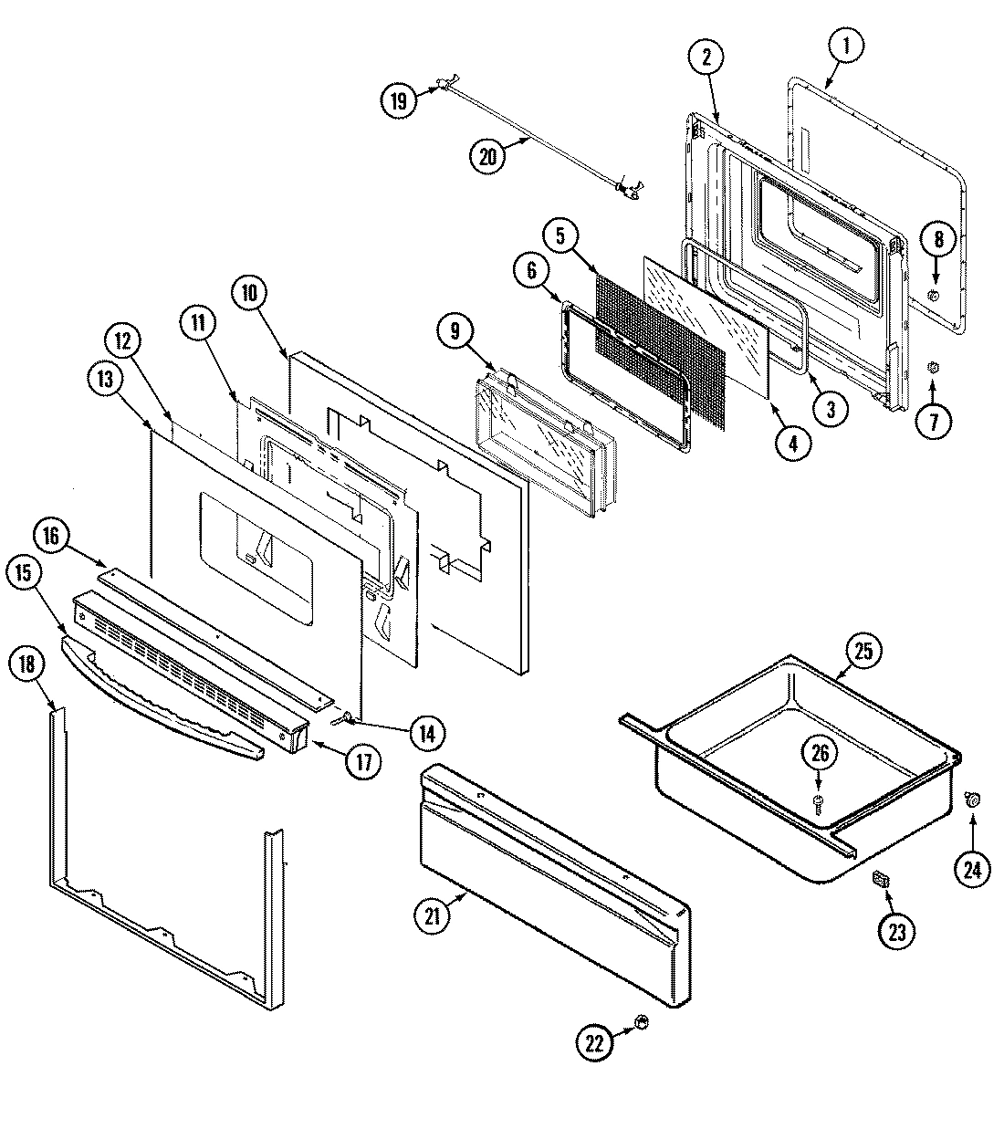 03 - DOOR/DRAWER (AAB, AAQ, AAW)