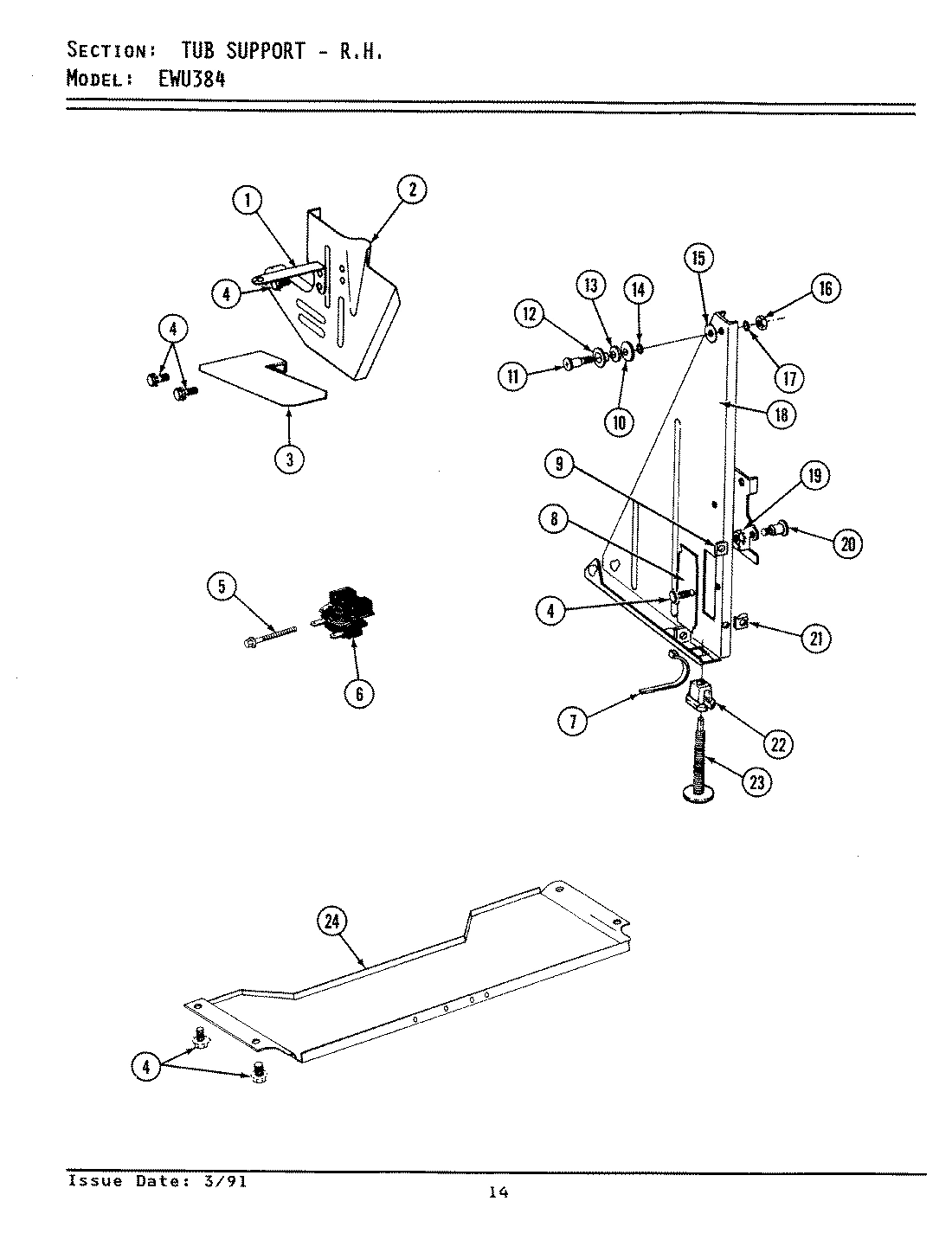 10 - TUB ASSEMBLY FASTENER KITS