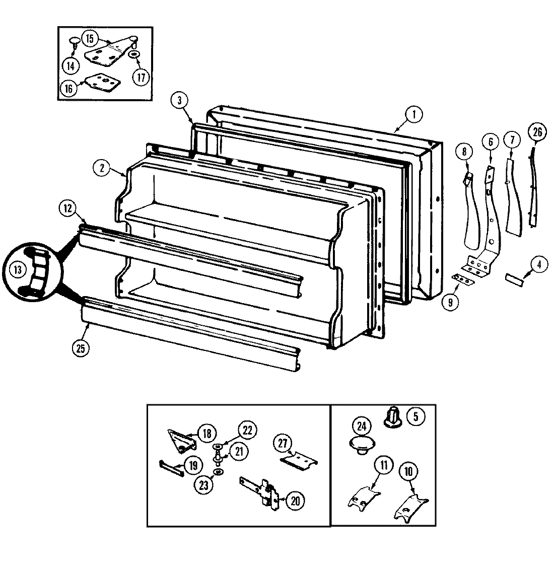 02 - FREEZER DOOR