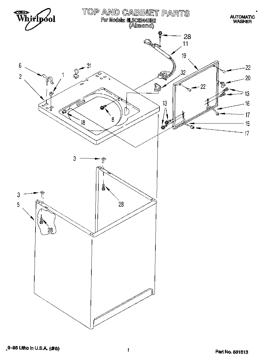 01 - TOP AND CABINET
