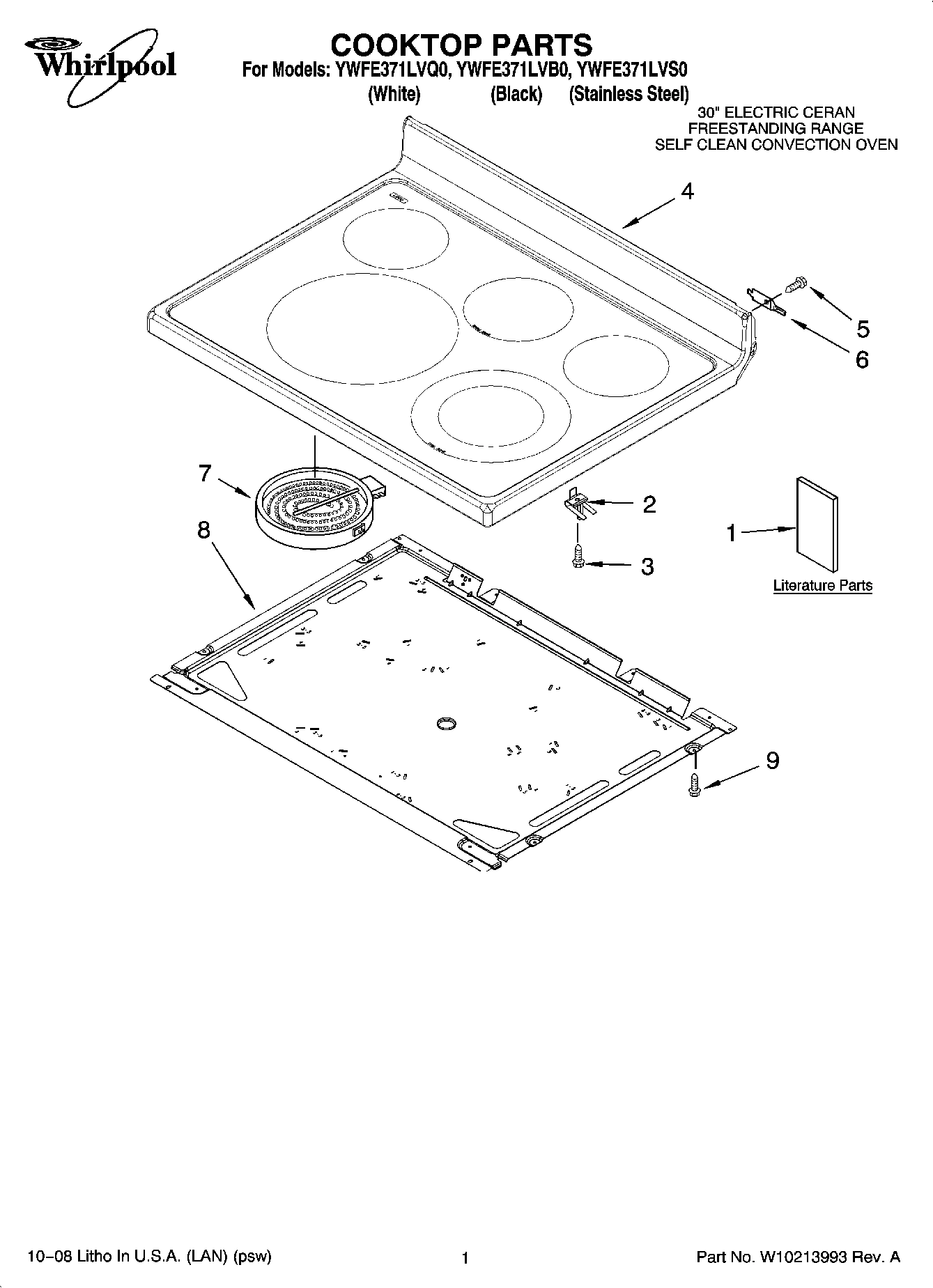 01 - COOKTOP PARTS