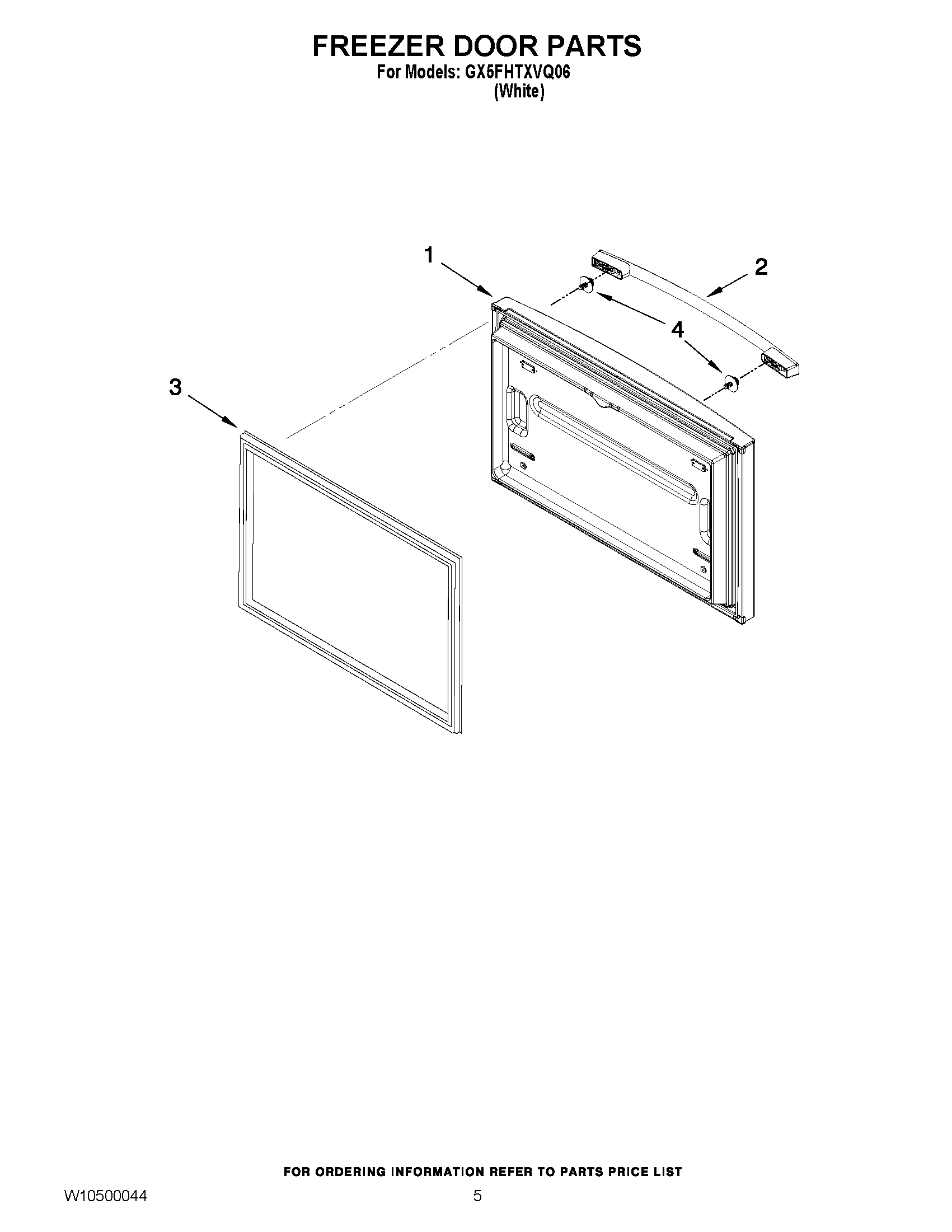 03 - FREEZER DOOR PARTS