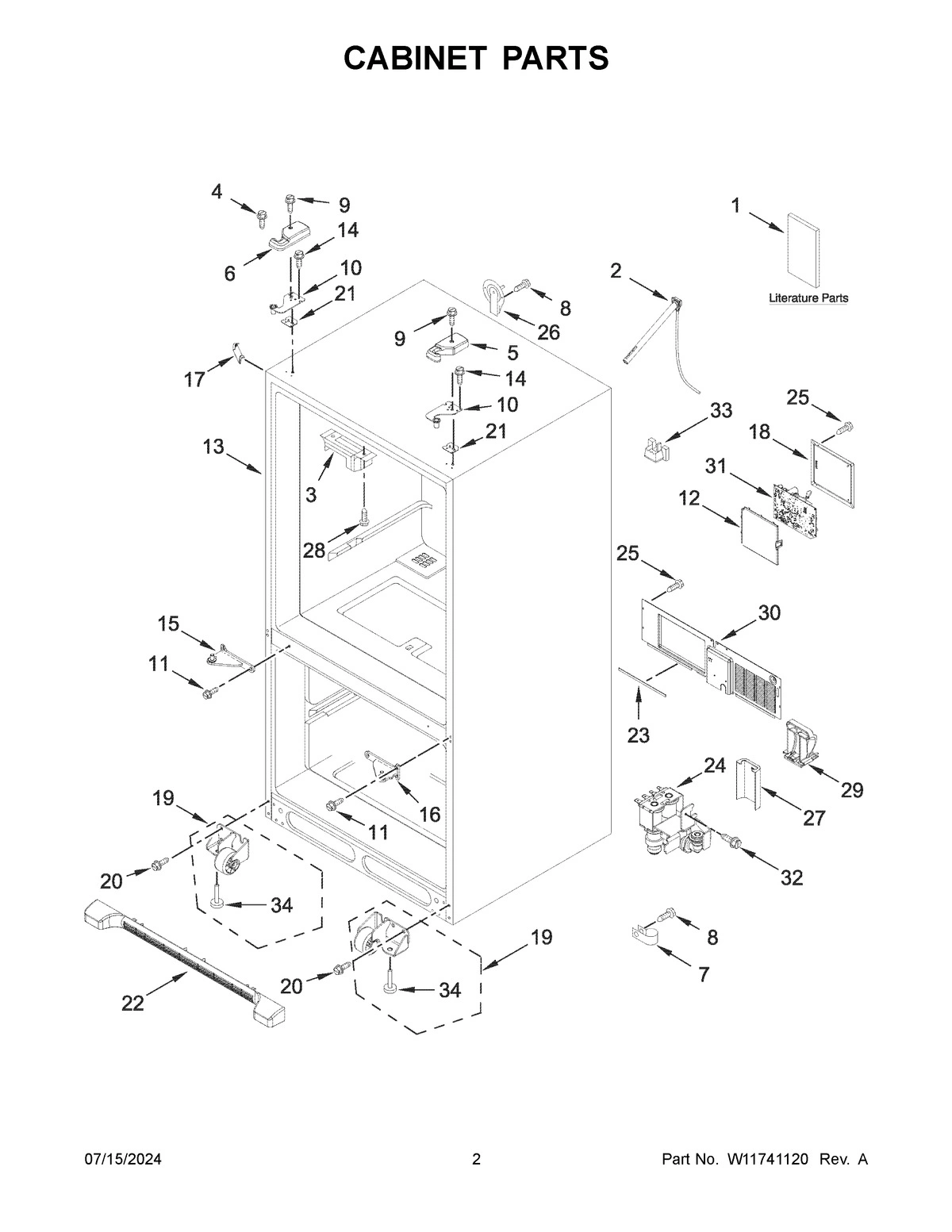 02 - CABINET PARTS