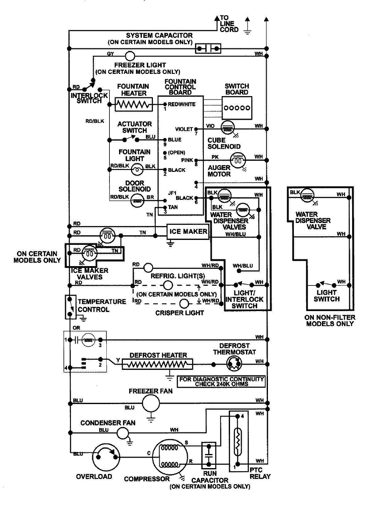 13 - WIRING INFORMATION (GS2728GEHQ)