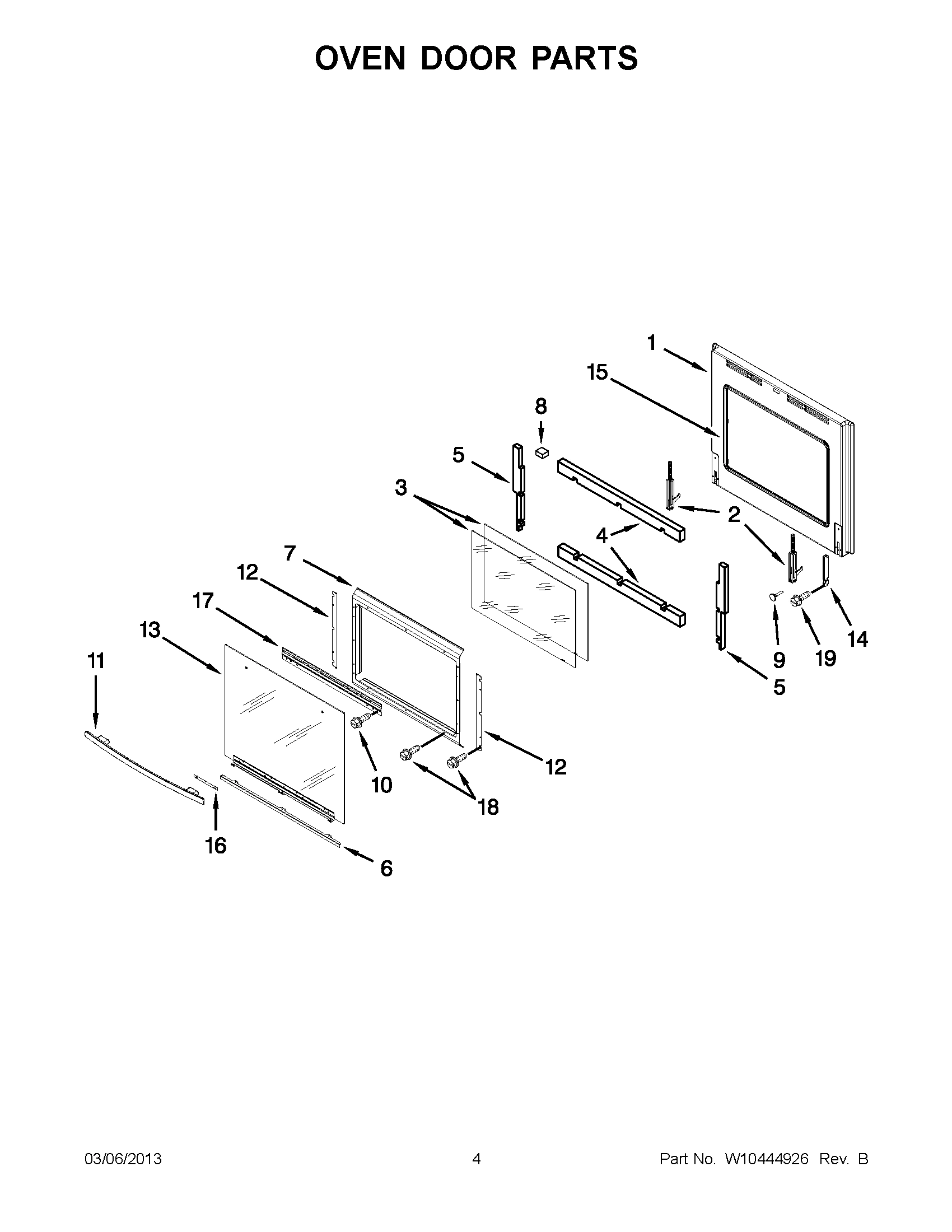 02 - OVEN DOOR PARTS