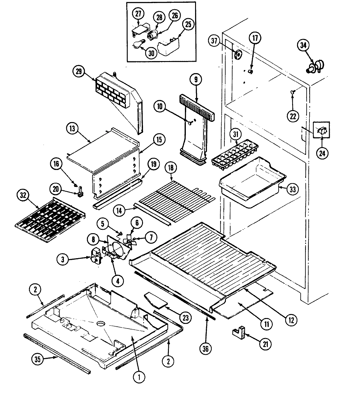 01 - FREEZER COMPARTMENT