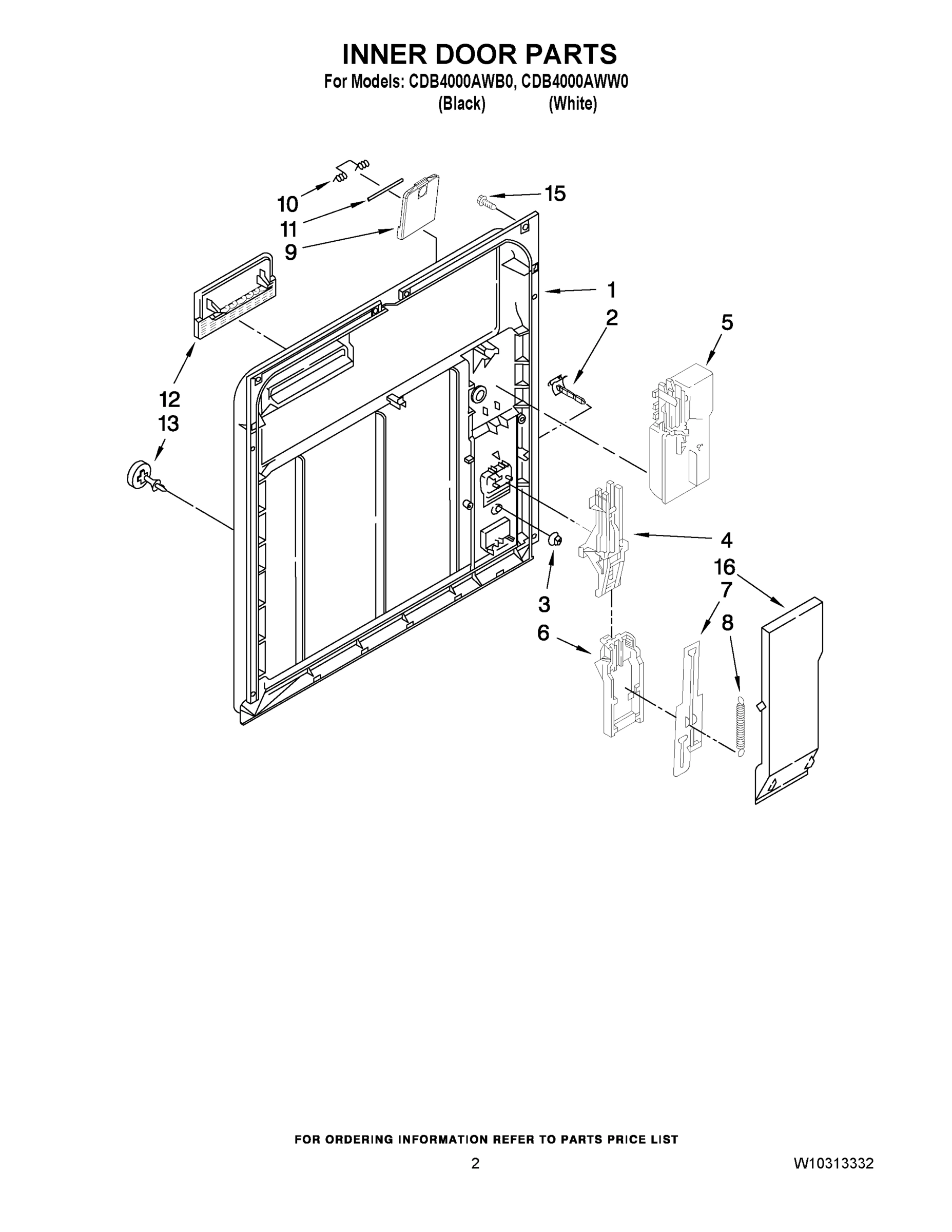 02 - INNER DOOR PARTS