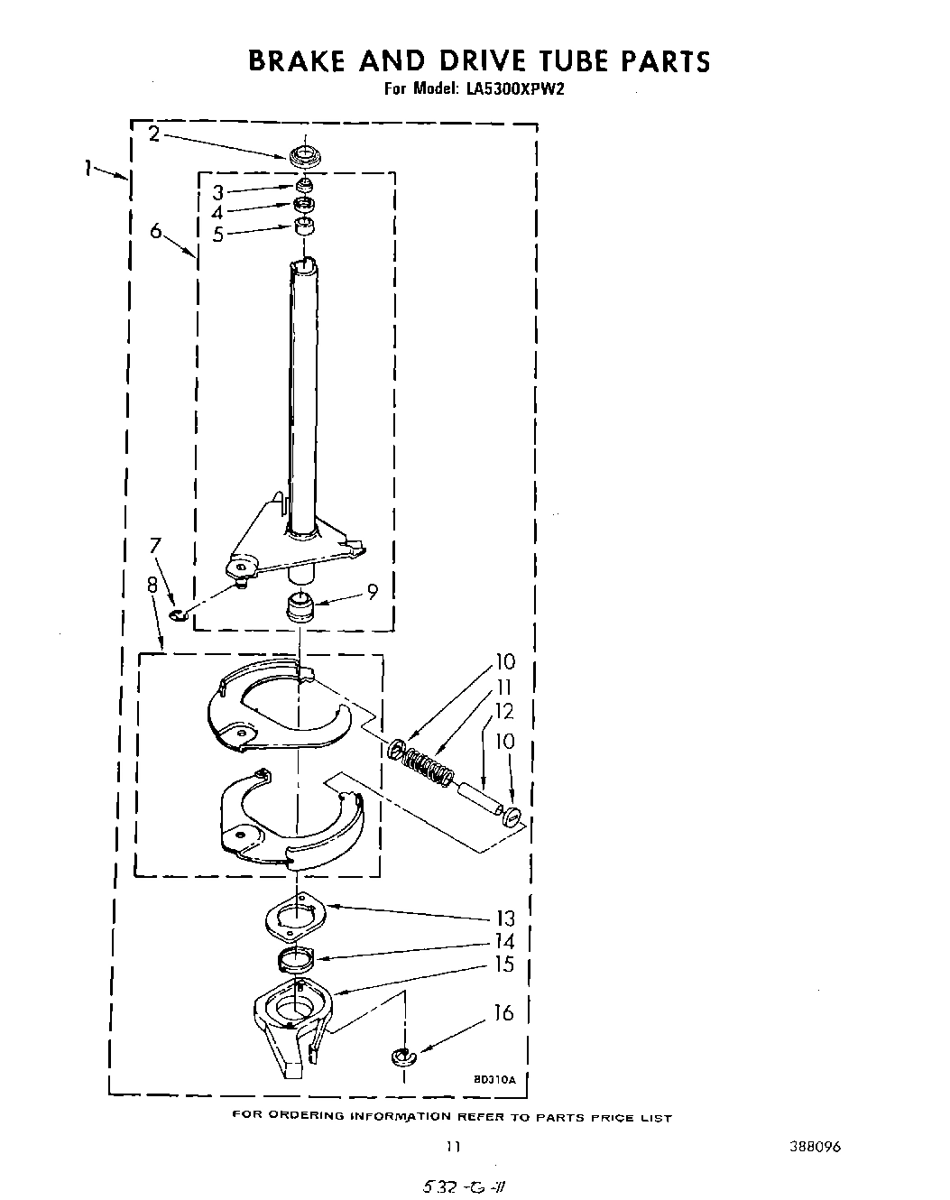 09 - BRAKE AND DRIVE TUBE