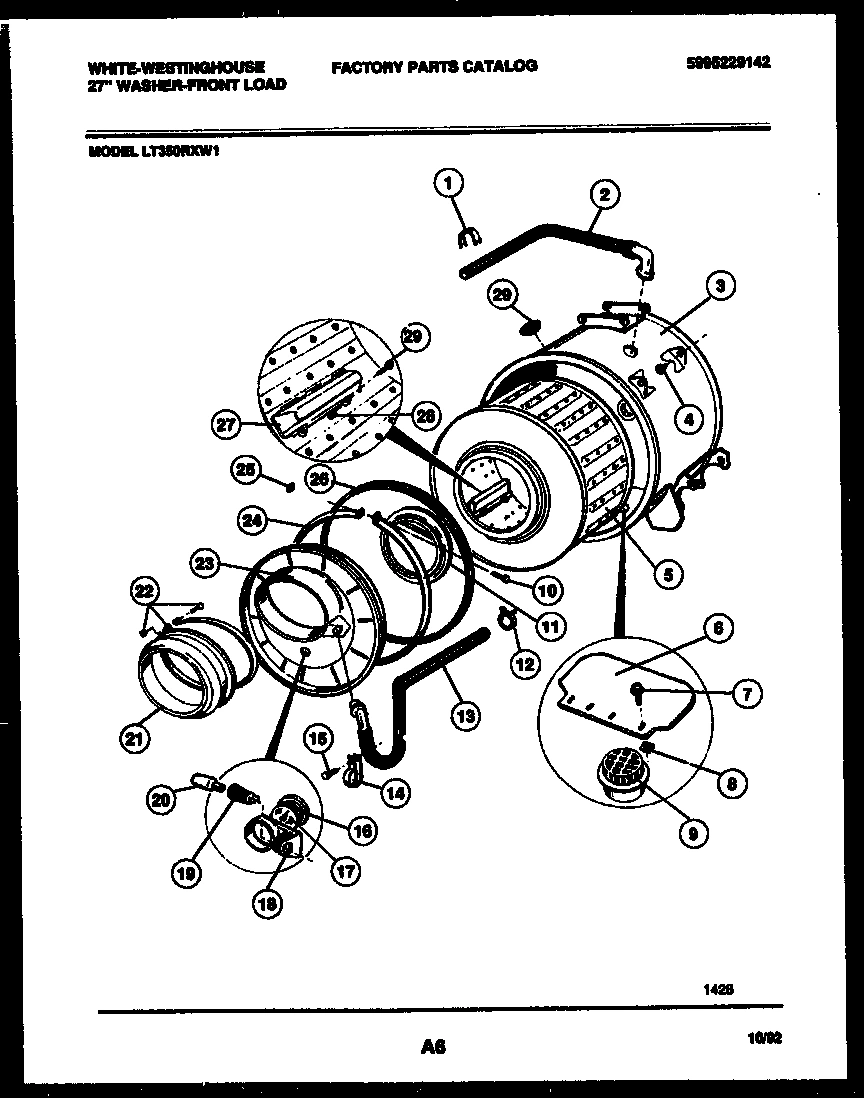 04 - TUB AND COMPONENT PARTS