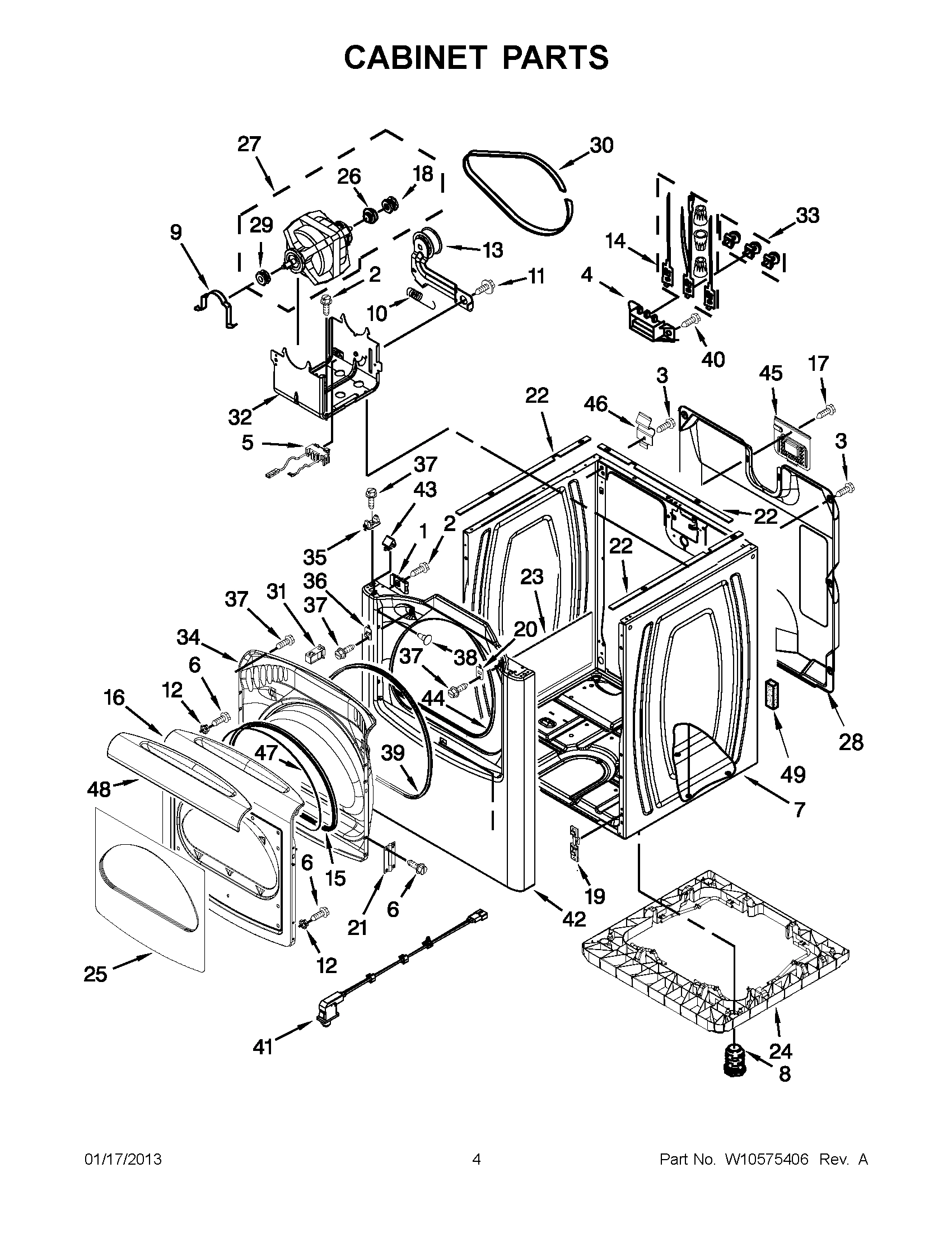 02 - CABINET PARTS