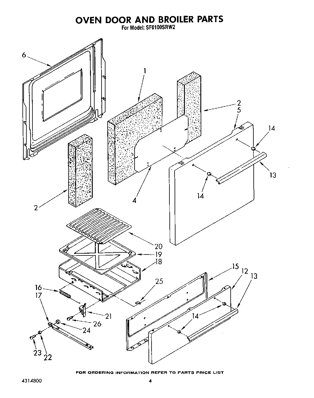 03 - OVEN DOOR AND BROILER