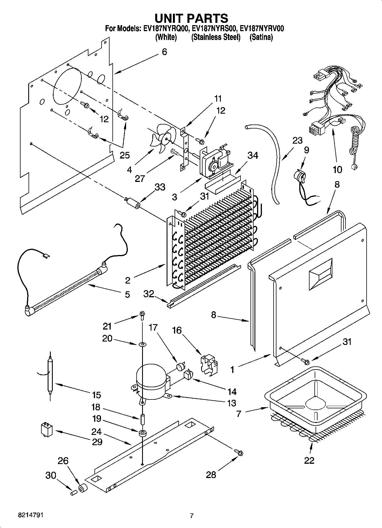 04 - UNIT PARTS, OPTIONAL PARTS (NOT INCLUDED)