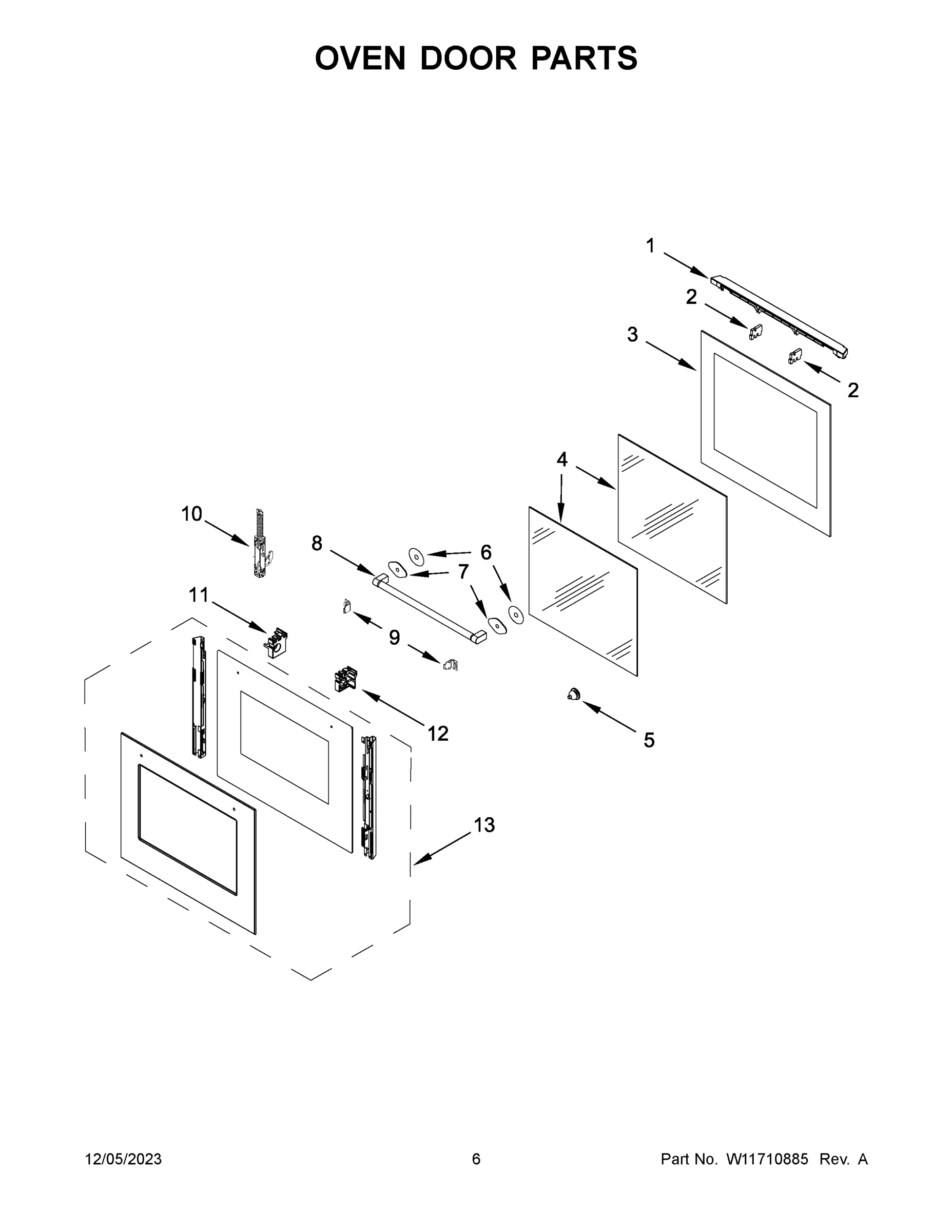 04 - OVEN DOOR PARTS
