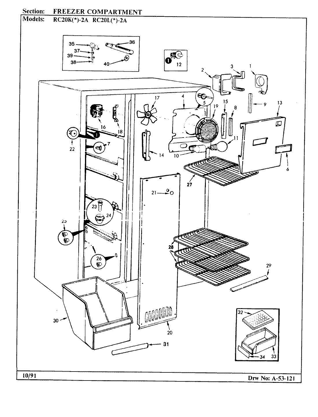 01 - FREEZER COMPARTMENT