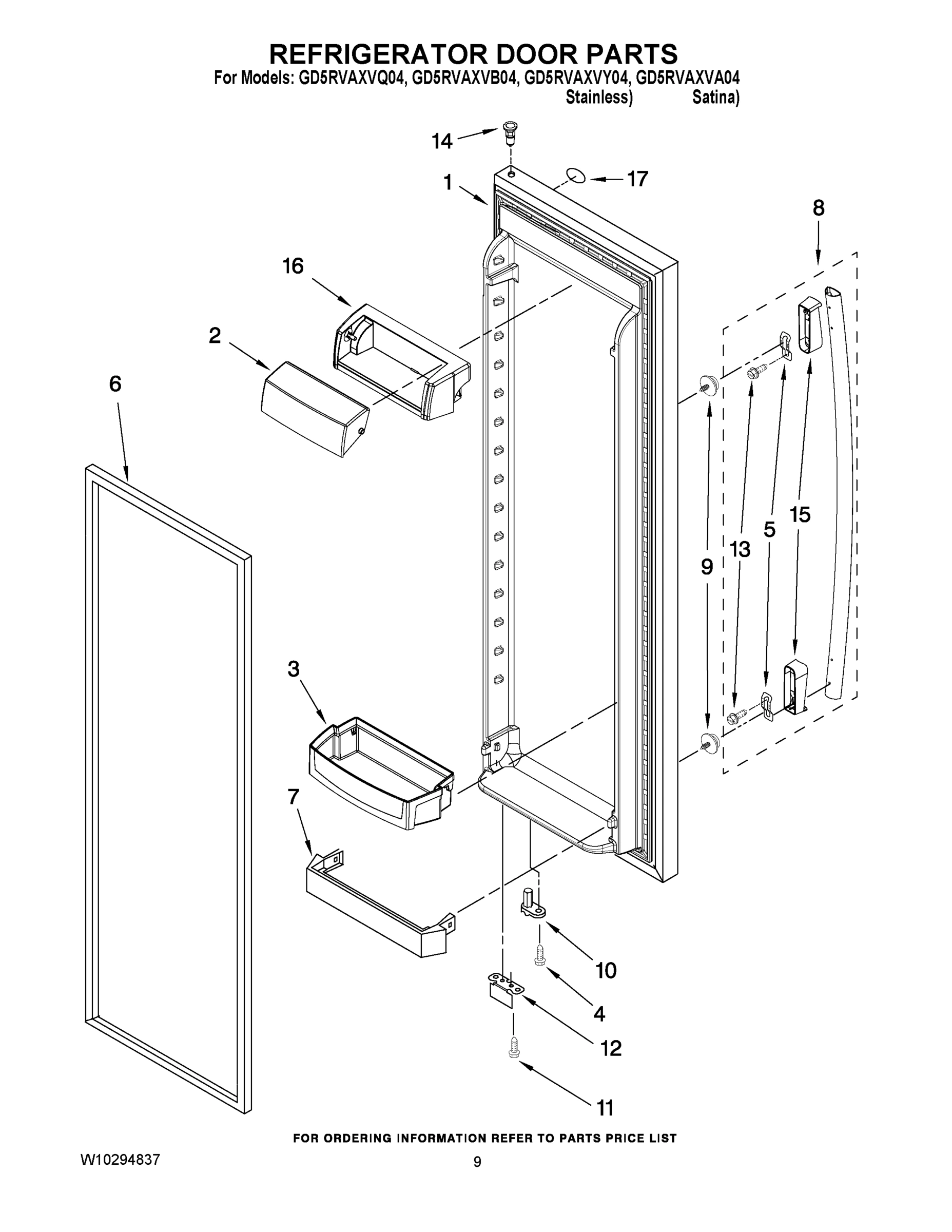 06 - REFRIGERATOR DOOR PARTS