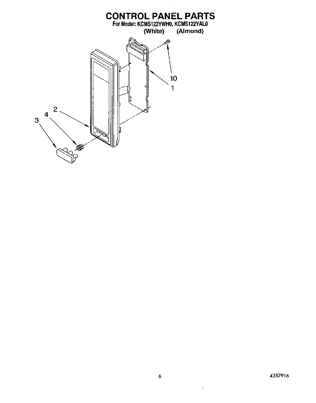 06 - CONTROL PANEL, LIT/OPTIONAL