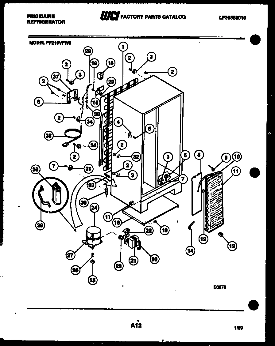 07 - SYSTEM AND AUTOMATIC DEFROST PARTS