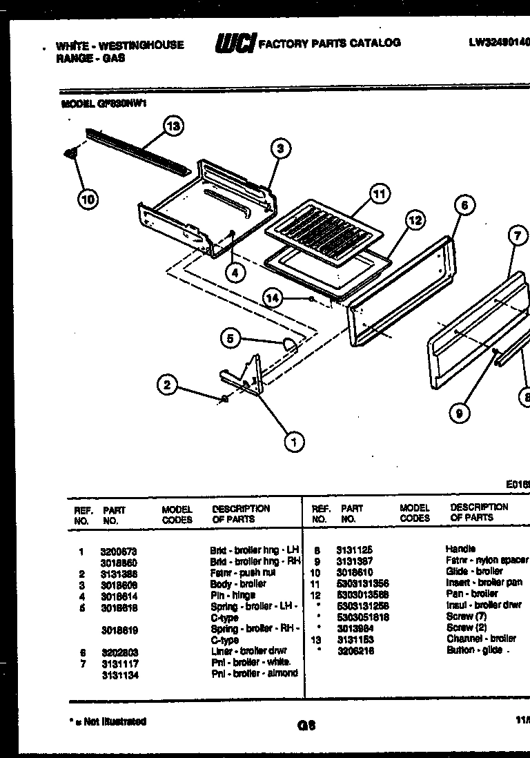 04 - BROILER DRAWER PARTS