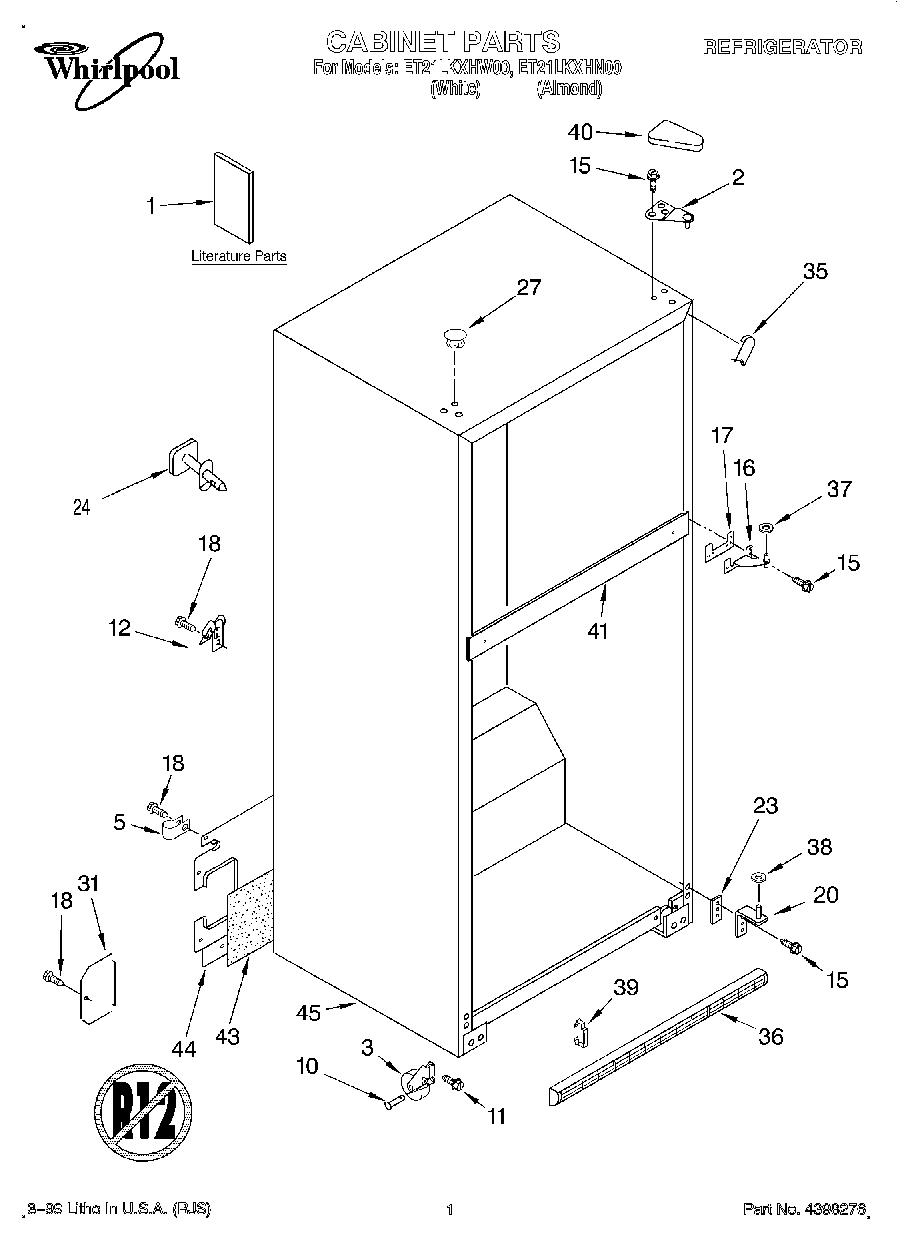 01 - CABINET, LITERATURE