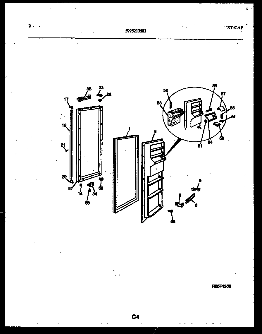 02 - FREEZER DOOR PARTS