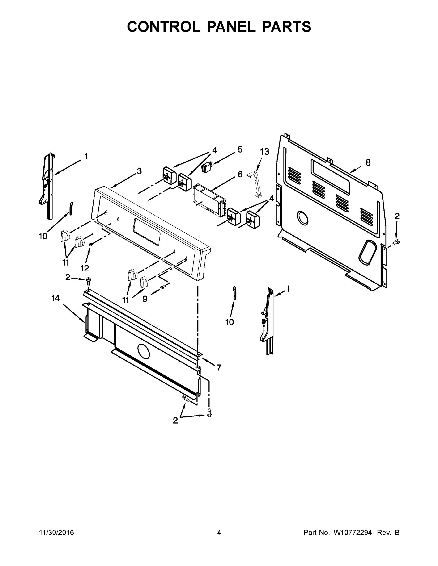 03 - CONTROL PANEL PARTS