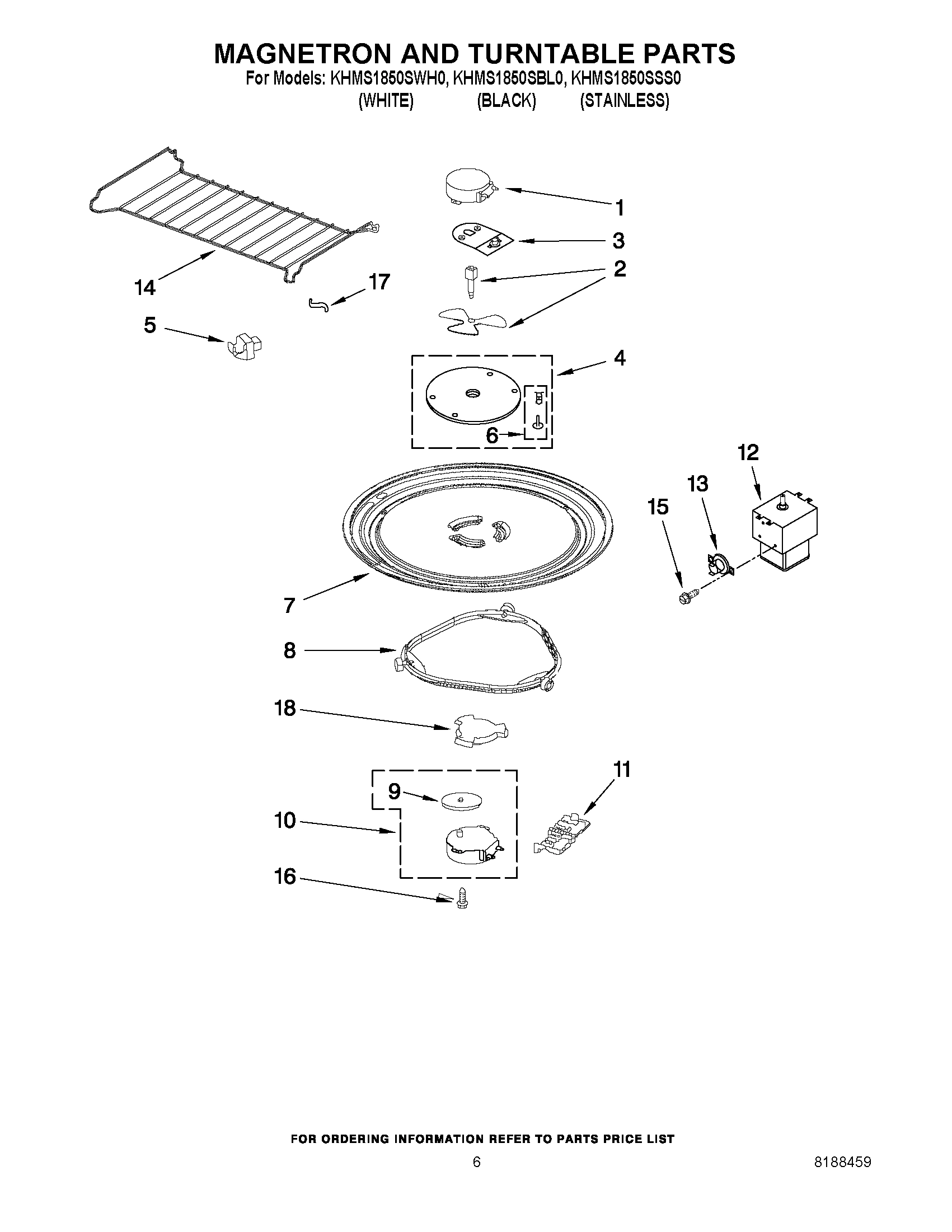 05 - MAGNETRON AND TURNTABLE PARTS