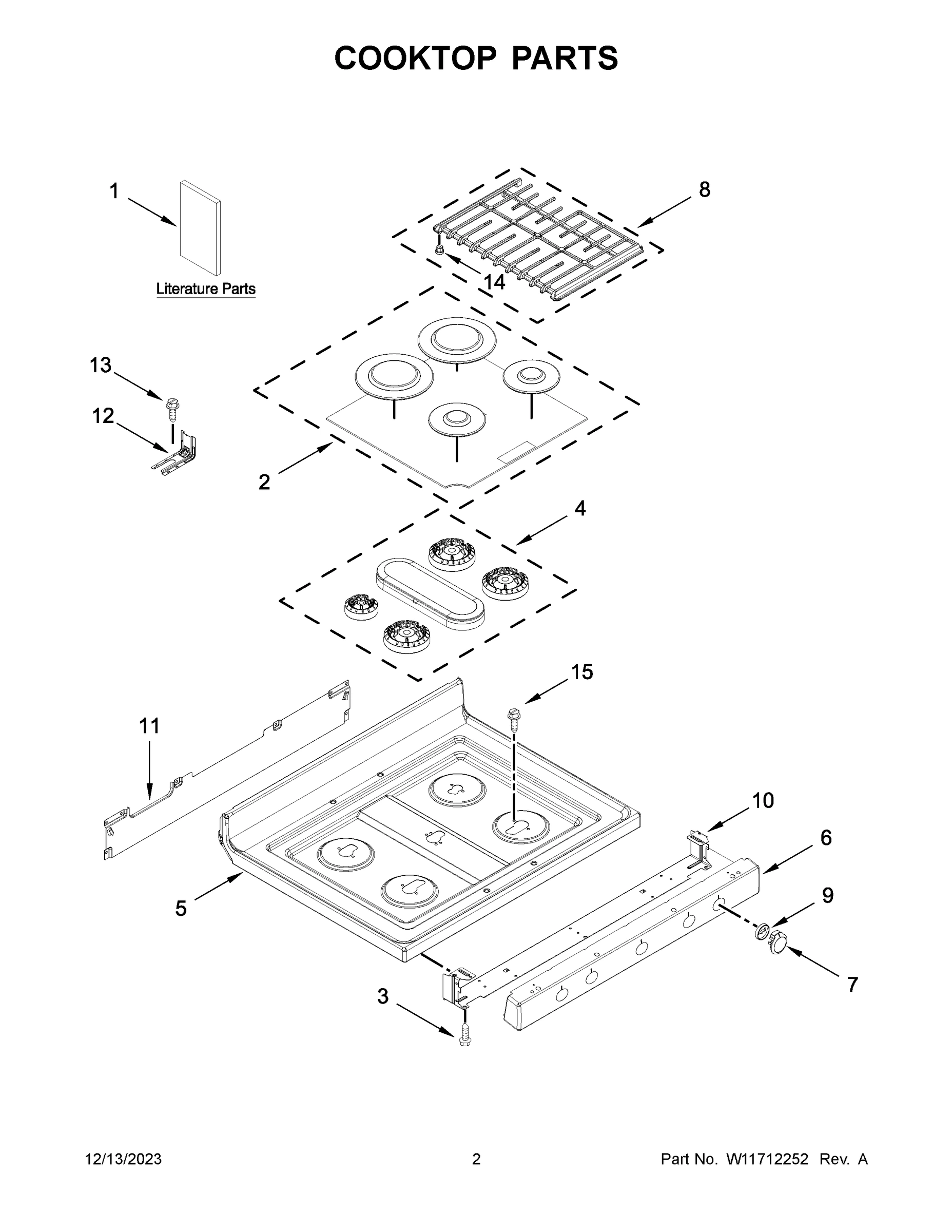 02 - COOKTOP PARTS